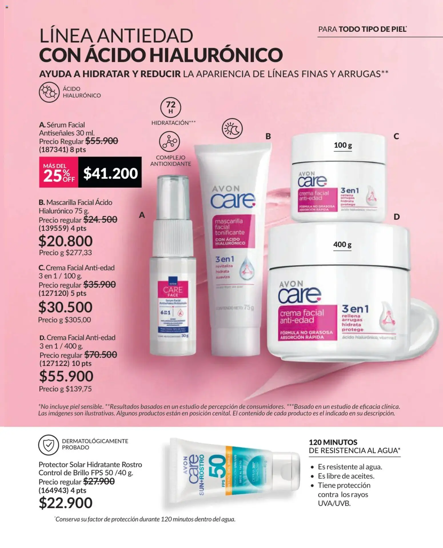 Avon revista - valida desde el 01.04.2026 | Página: 140 | Productos: Crema, Serum, Brillo, Protector solar