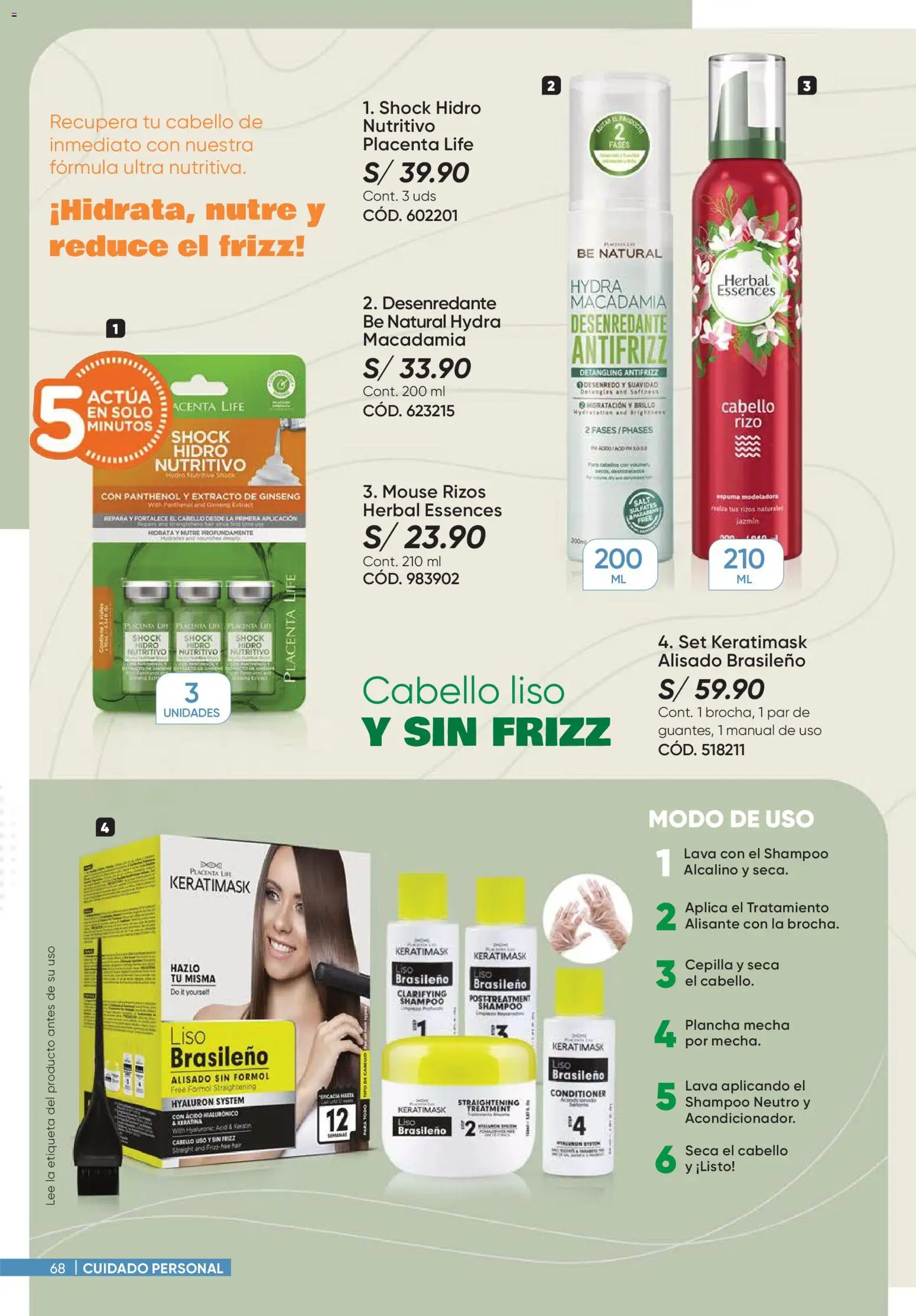 Catálogo Azzorti válido desde 15.12.2025 | Página: 68 | Productos: Shampoo, Mouse