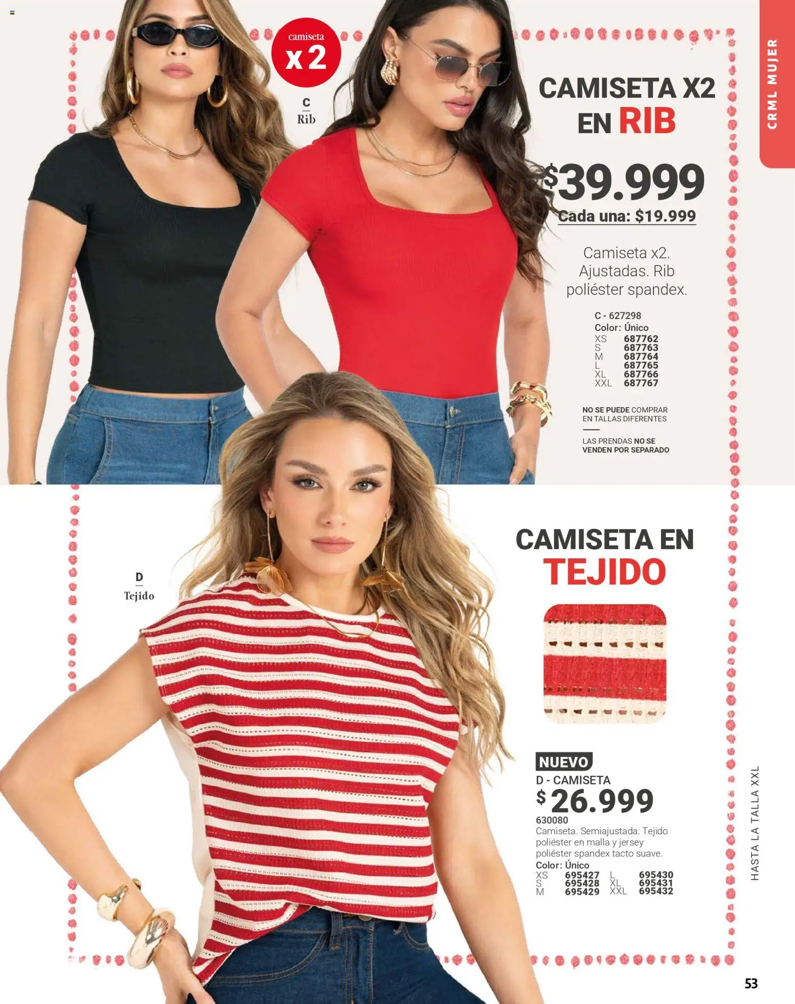 Carmel revista - valida desde el 01.01.2026 | Página: 53 | Productos: Camiseta