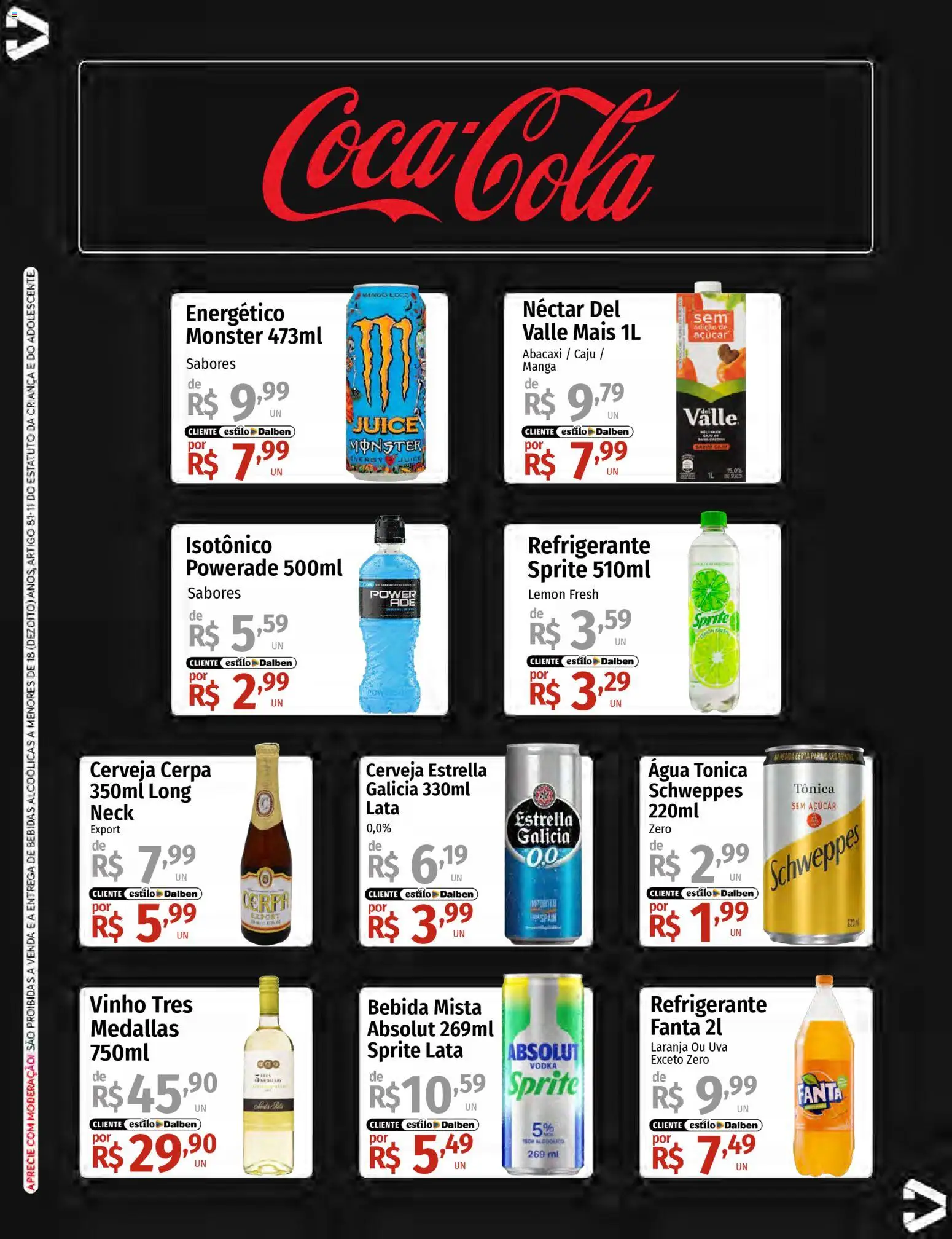 Supermercado Dalben Folheto - válido de 12.02.2026 | Página: 4 | Produtos: Caju, Energético, Cerveja, Açúcar