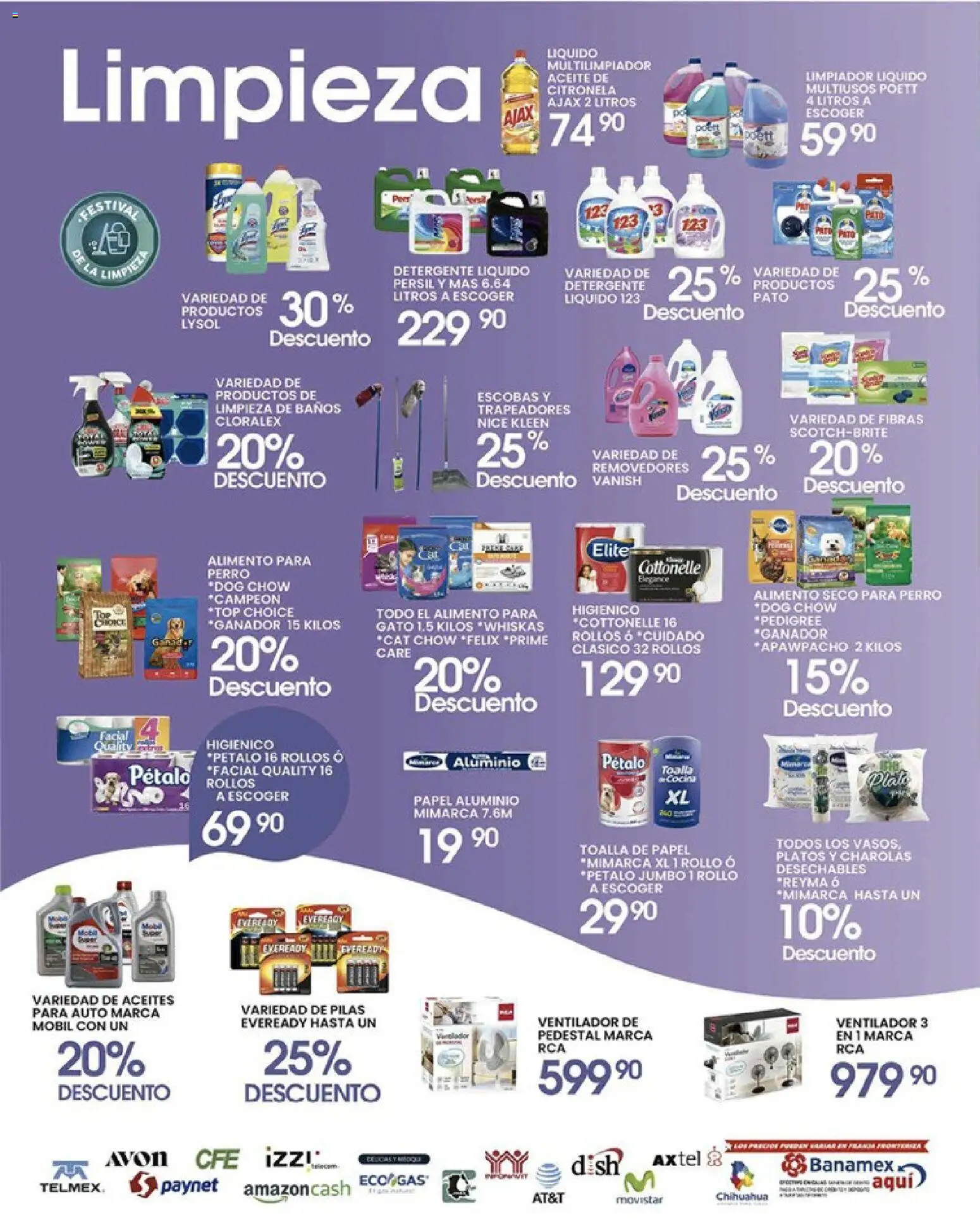 Nuevas ofertas de Alsuper válidas en toda la República Mexicana desde el 21.04.2026. ¡Encuentra las mejores ofertas en Alsuper folleto Casas Grandes! | Página: 5 | Productos: Aceite, Limpiador, Toalla, Pilas