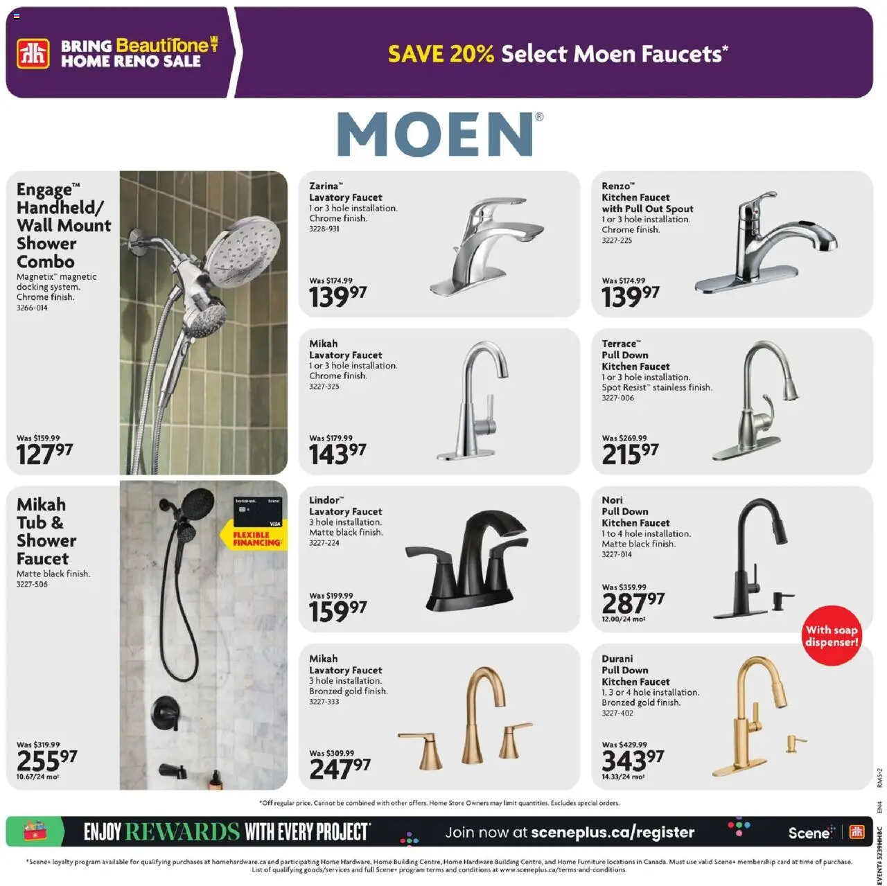 Home Hardware flyer valid from 09.10.2025 | Page: 9 | Products: Soap, Shower
