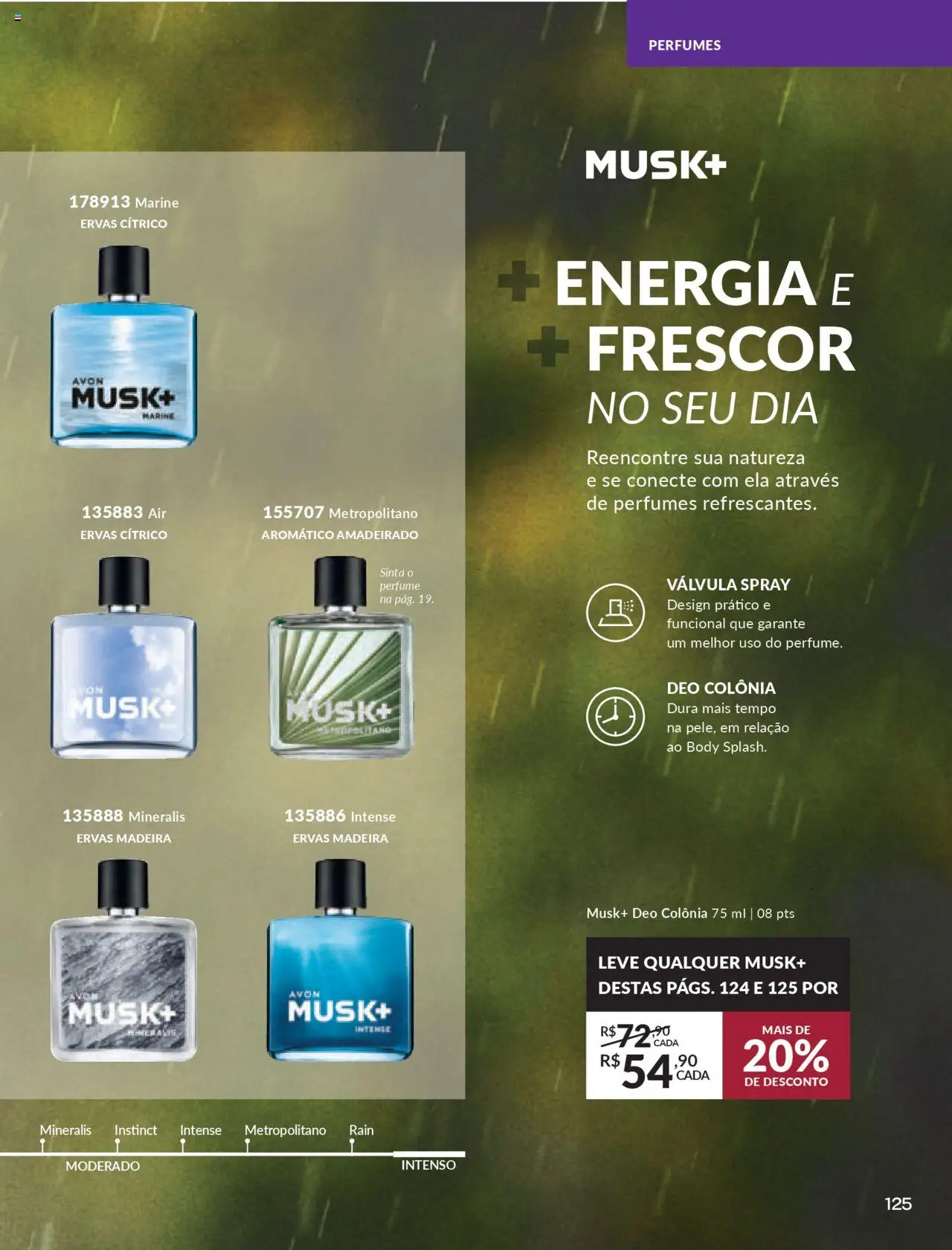 Avon Folheto - válido de 16.06.2025 | Página: 125 | Produtos: Perfume, Perfumes, Body