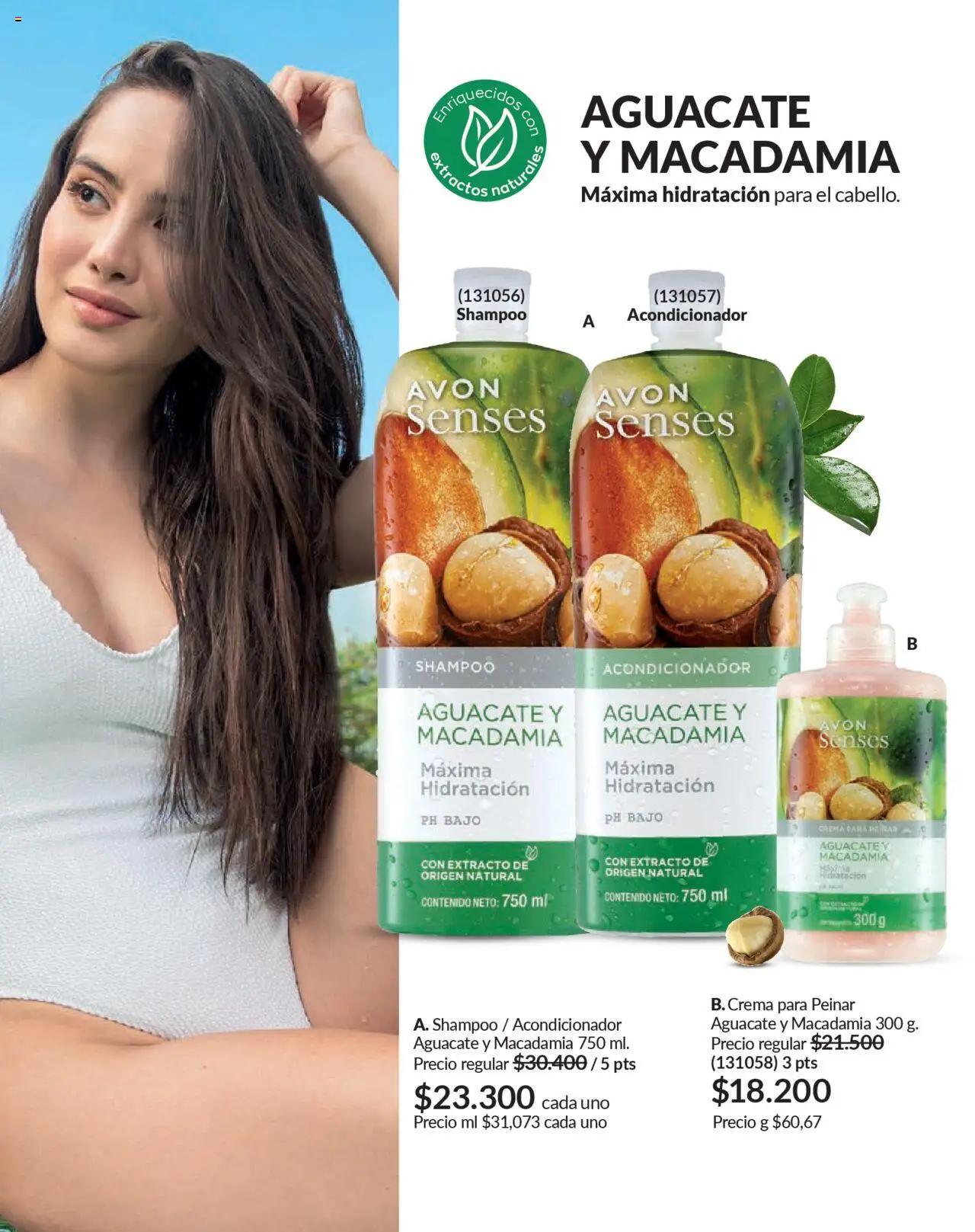 Avon revista - valida desde el 12.09.2025 | Página: 150 | Productos: Aguacate, Crema, Shampoo, Acondicionador
