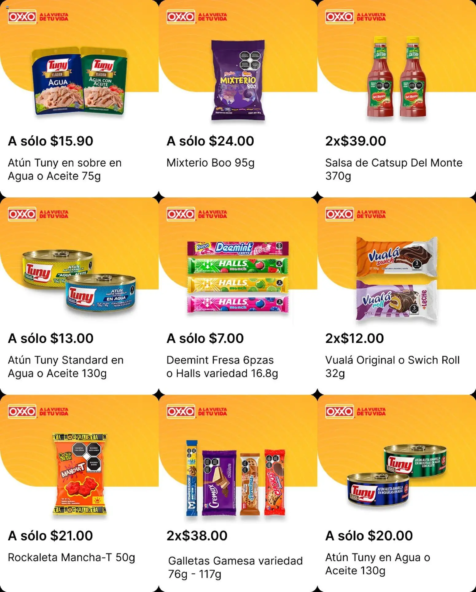 Nuevas ofertas de OXXO válidas en toda la República Mexicana desde el 04.12.2025. ¡Encuentra las mejores ofertas en OXXO folleto! | Página: 7 | Productos: Atún, Leche, Aceite, Catsup