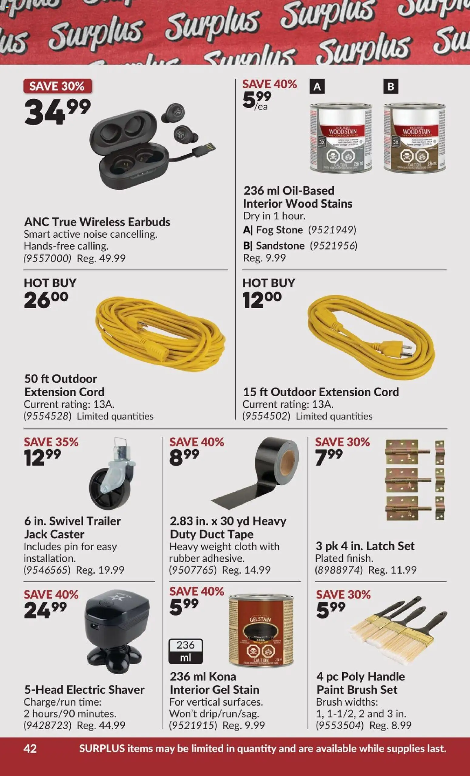 Princess Auto flyer valid from 24.03.2026 | Page: 50 | Products: PC, Shaver, Brush, Coat