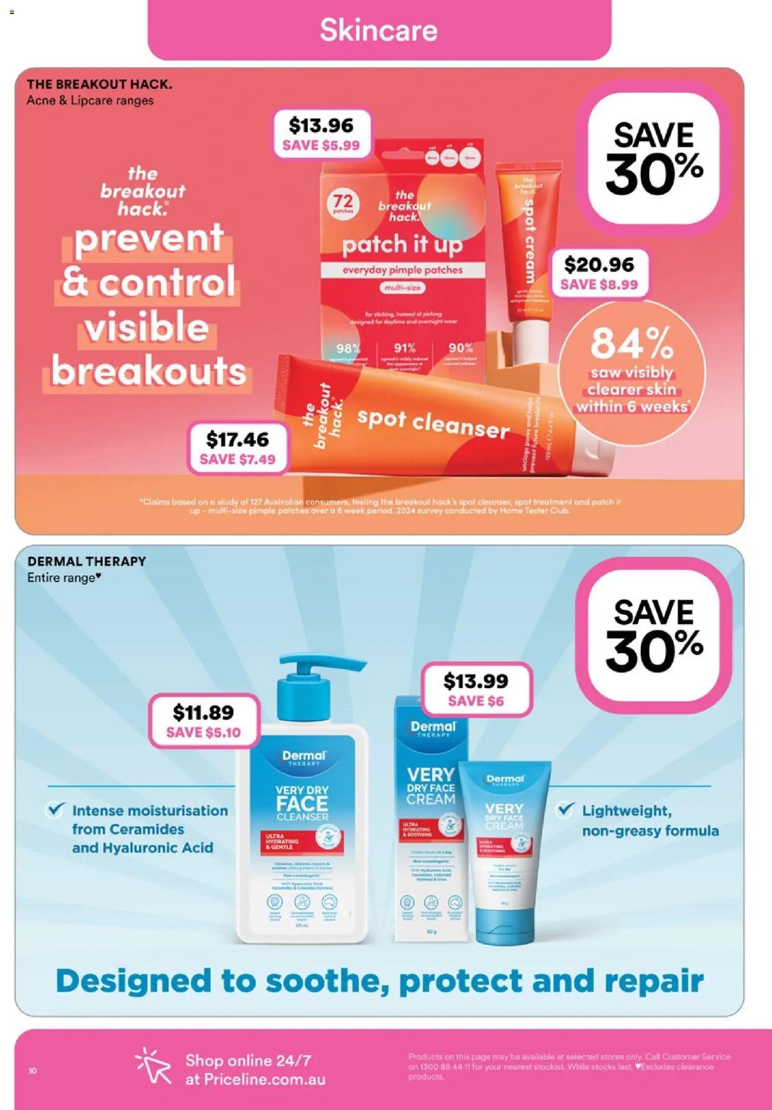 Priceline Pharmacy catalogue - valid from 05.03.2026 | Page: 10 | Products: Saw, Cream, Acne, Treatment