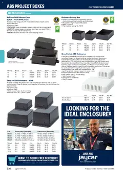 Preview of Jaycar Engineering & Scientific Catalogue 2025/2026  - valid from 09.07.2025 | Page: 220 | Products: Box, Cable