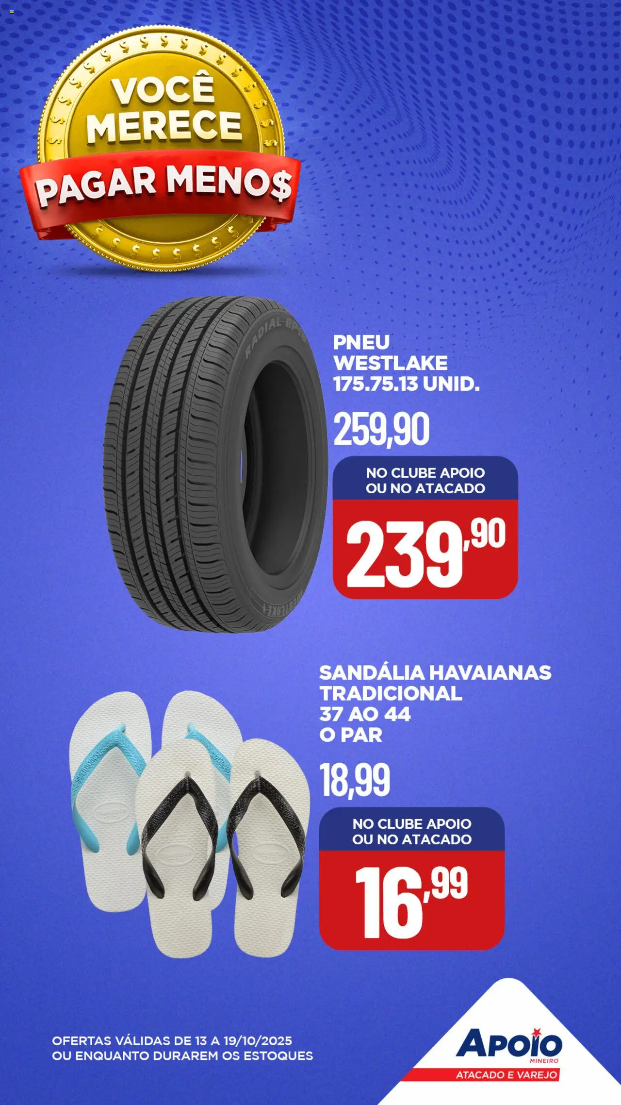 Apoio Mineiro Folheto - válido de 13.10.2025 | Página: 6 | Produtos: Pneu