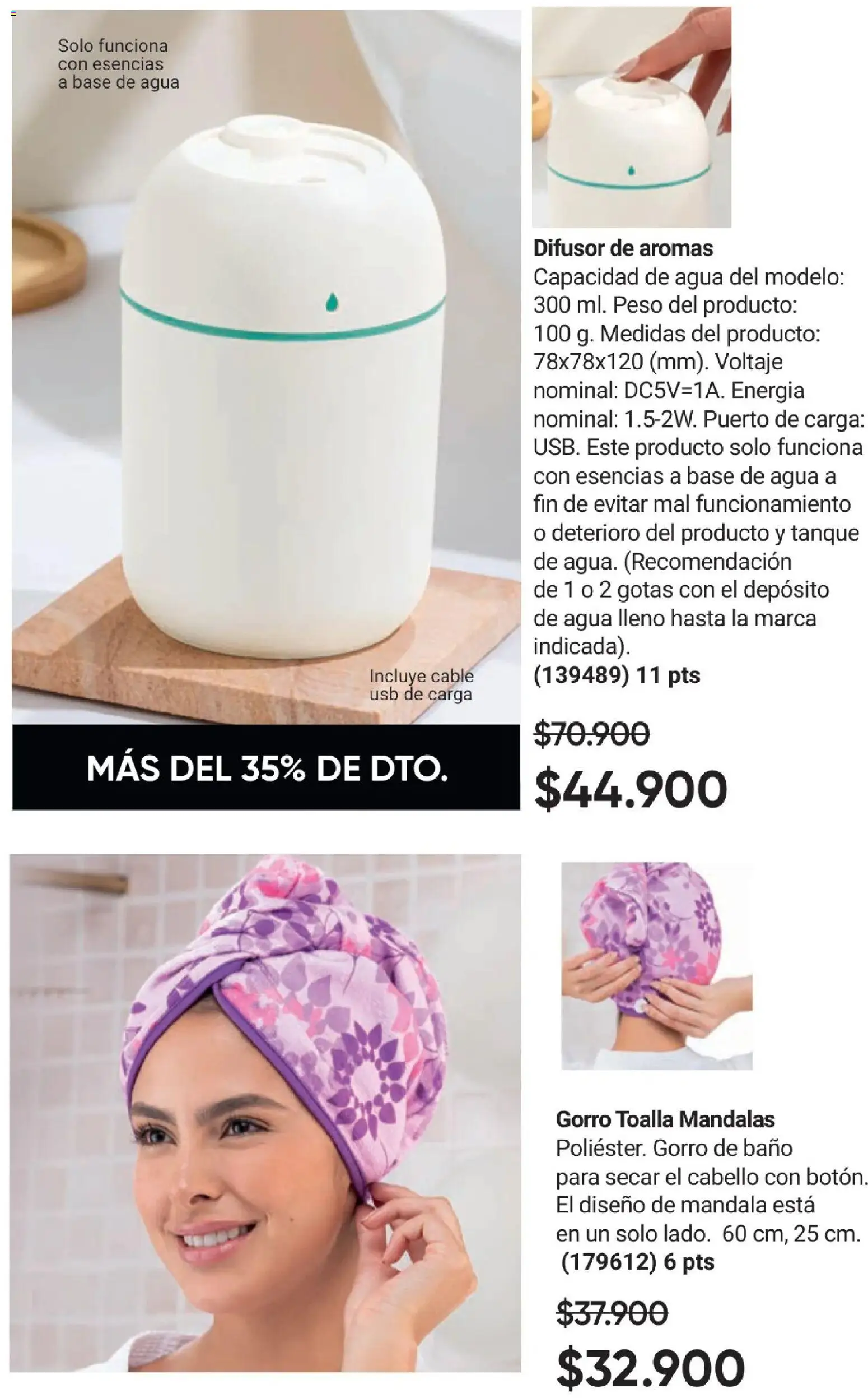Avon revista - valida desde el 01.12.2025 | Página: 73 | Productos: Esencias, Cable, Usb, Peso