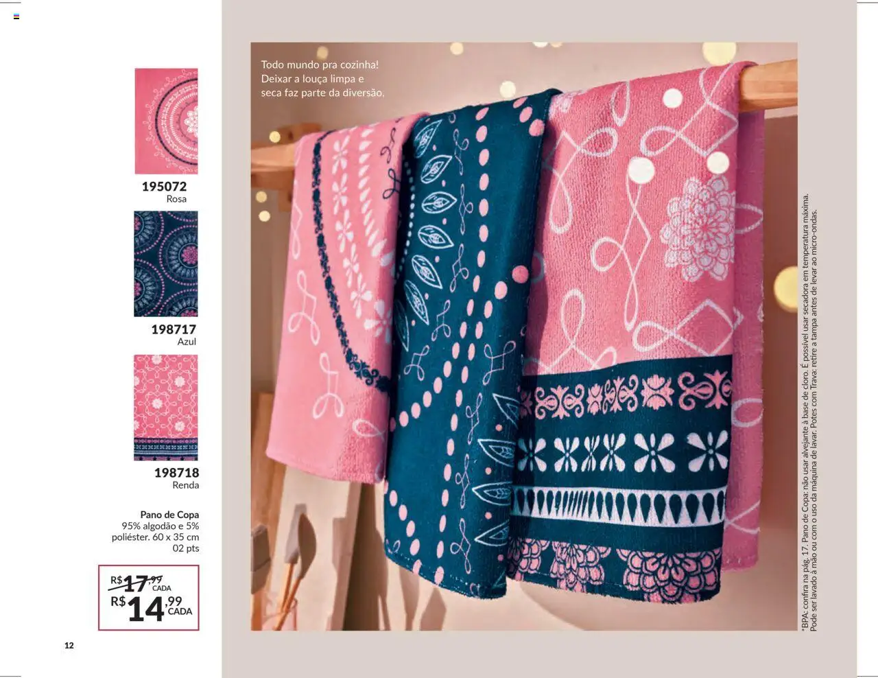 Avon Folheto - válido de 07.10.2025 | Página: 12 | Produtos: Alvejante, Copa, Base, Potes