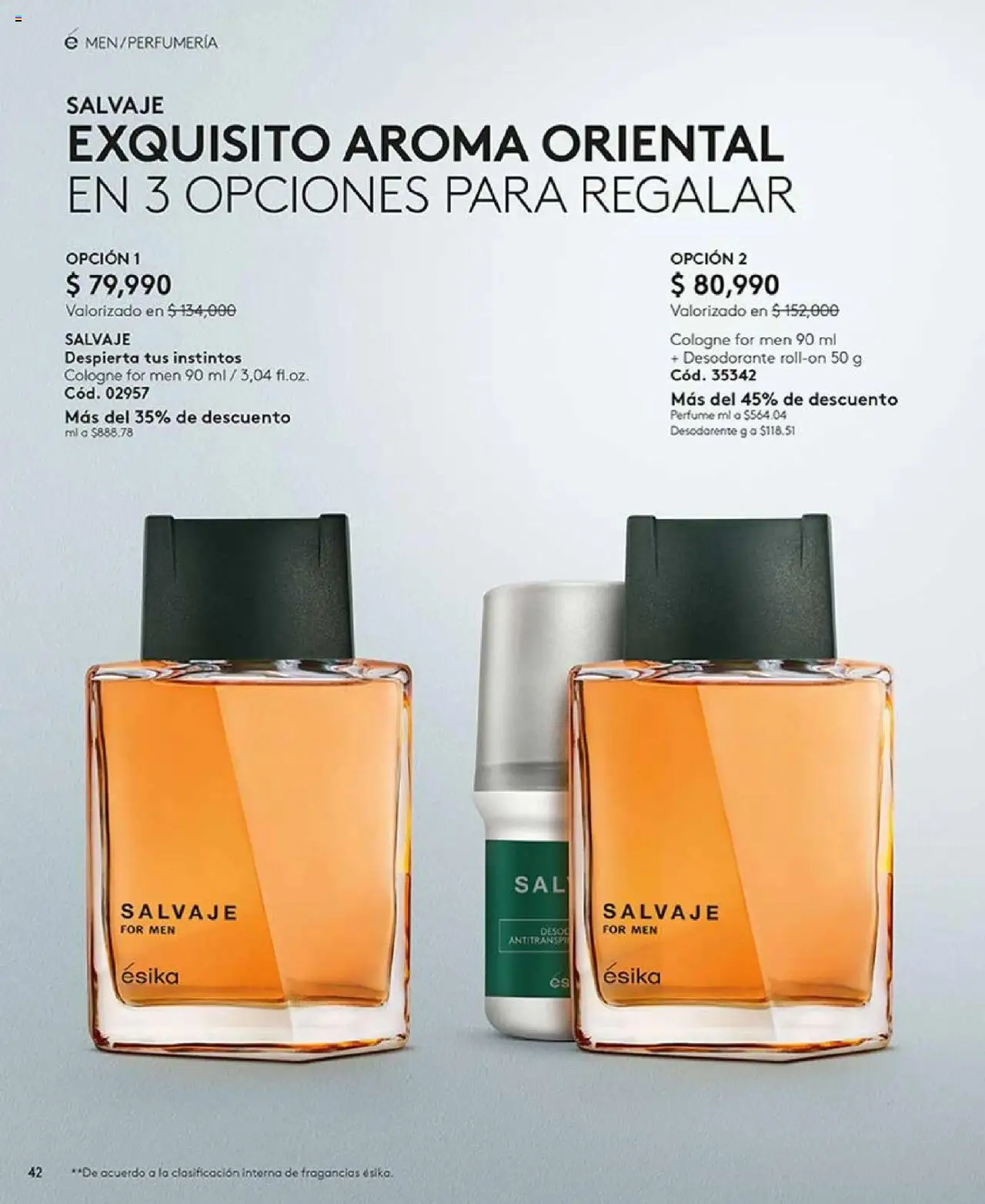Ésika revista - valida desde el 29.07.2025 | Página: 42 | Productos: Perfume, Desodorante