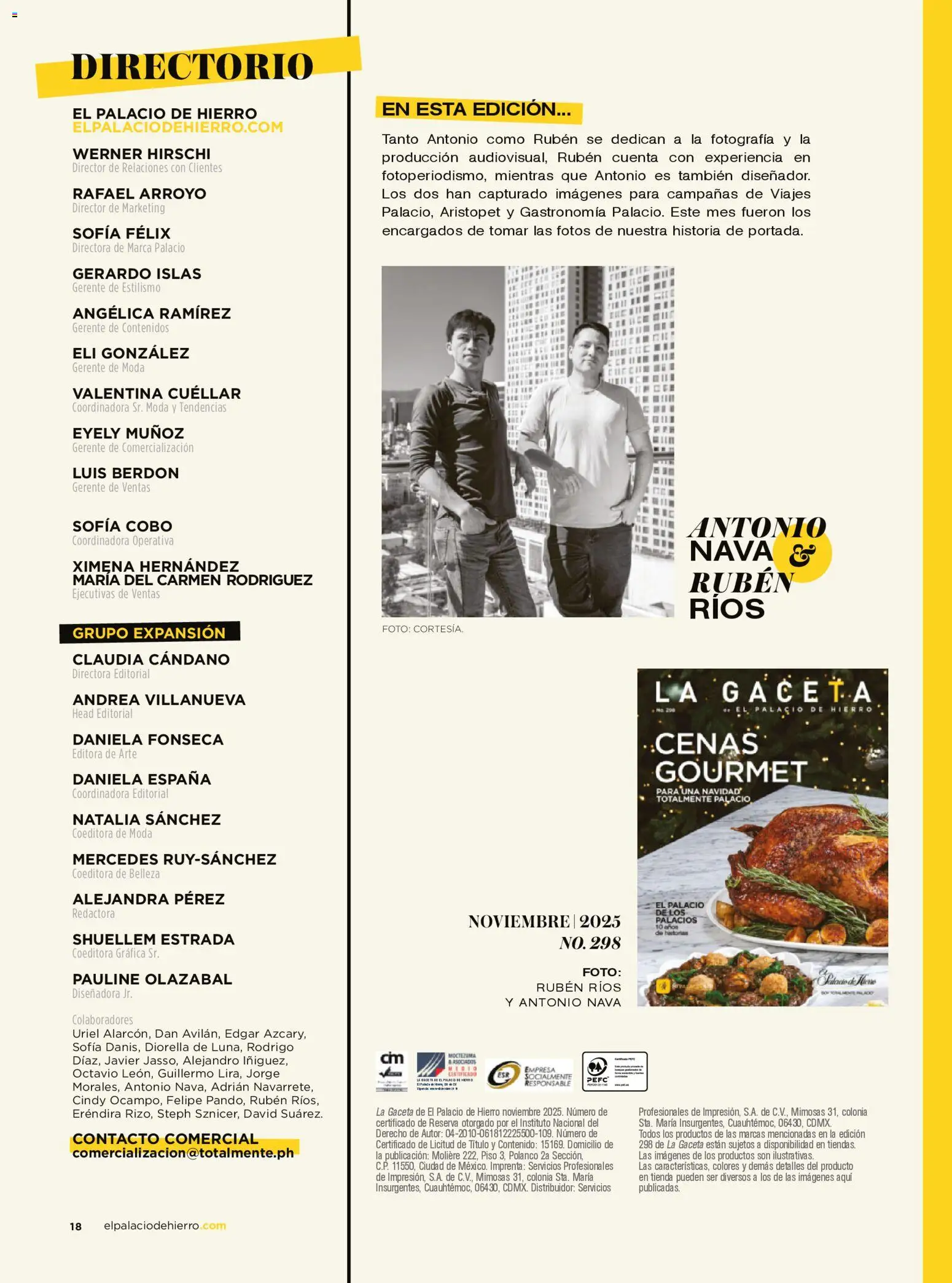 Nuevas ofertas de Palacio De Hierro válidas en toda la República Mexicana desde el 01.11.2025. ¡Encuentra las mejores ofertas en Palacio De Hierro catálogo! | Página: 20