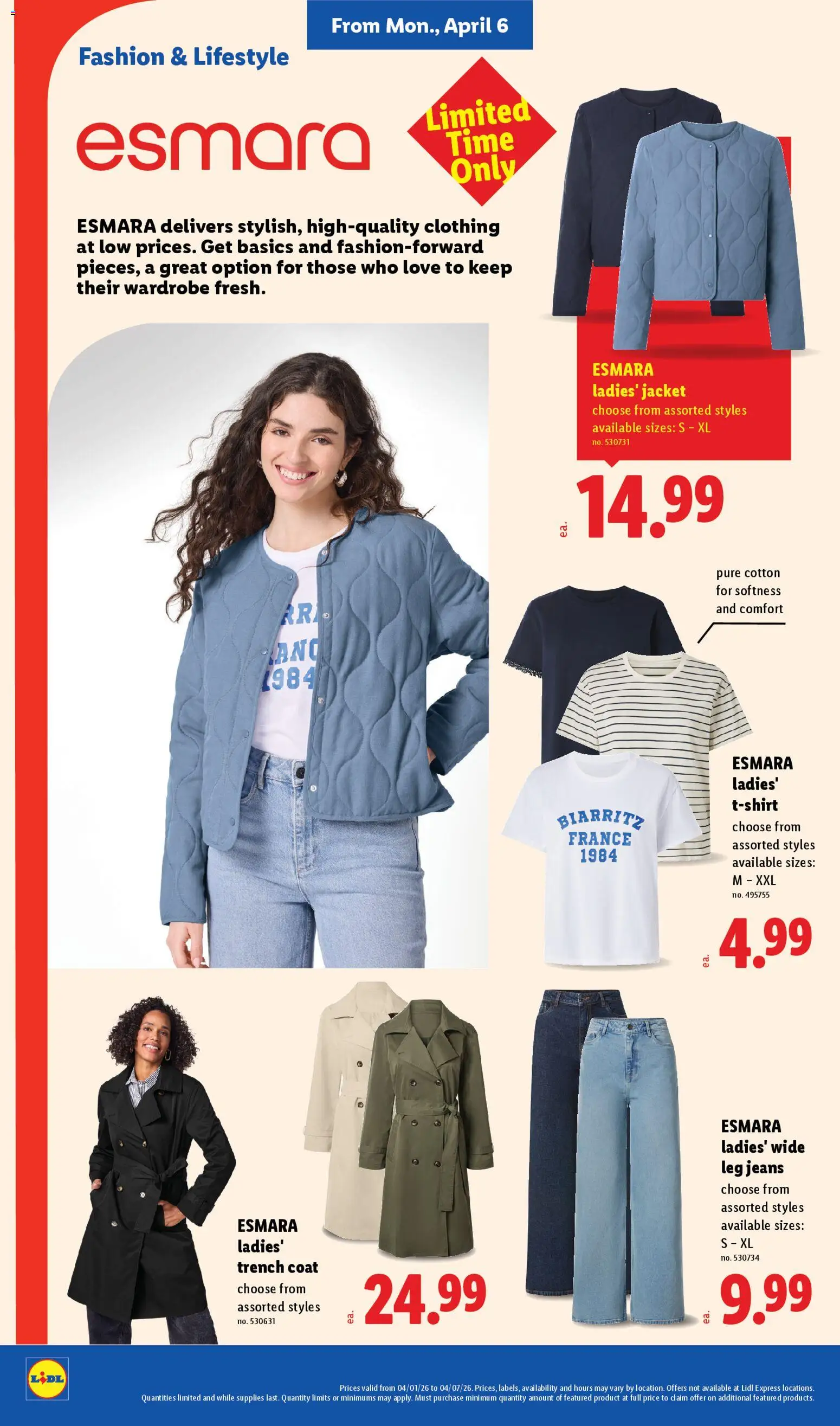 Lidl Weekly Ad - valid from 01.04.2026 | Page: 32 | Products: Wardrobe, Jacket, Coat, Jeans