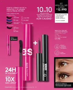 Catálogo Ésika Campaña 17 válido desde el 14.10.2025 | Página: 57 | Productos: Agua, Máscara, Delineador, Pincel