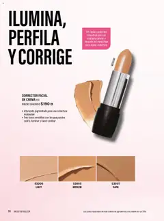 Nuevas ofertas de JAFRA válidas en toda la República Mexicana desde el 01.05.2025. ¡Encuentra las mejores ofertas en POLVO FACIAL COMPACTO MATE 9 G, Ayuda a disminuir la apariencia de imperfecciones y el brillo facial. Textura suave y sedosa que se difumina fácilmente. Cobertura moldeable de ligera a media. Acabado mate! | Página: 96