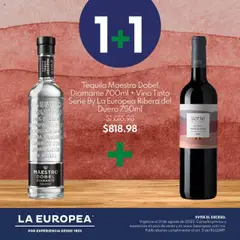 Vista previa de La Europea - Catálogo Sets 1+1, nuevo folleto de la tienda, válido en México a partir del 13.08.2025