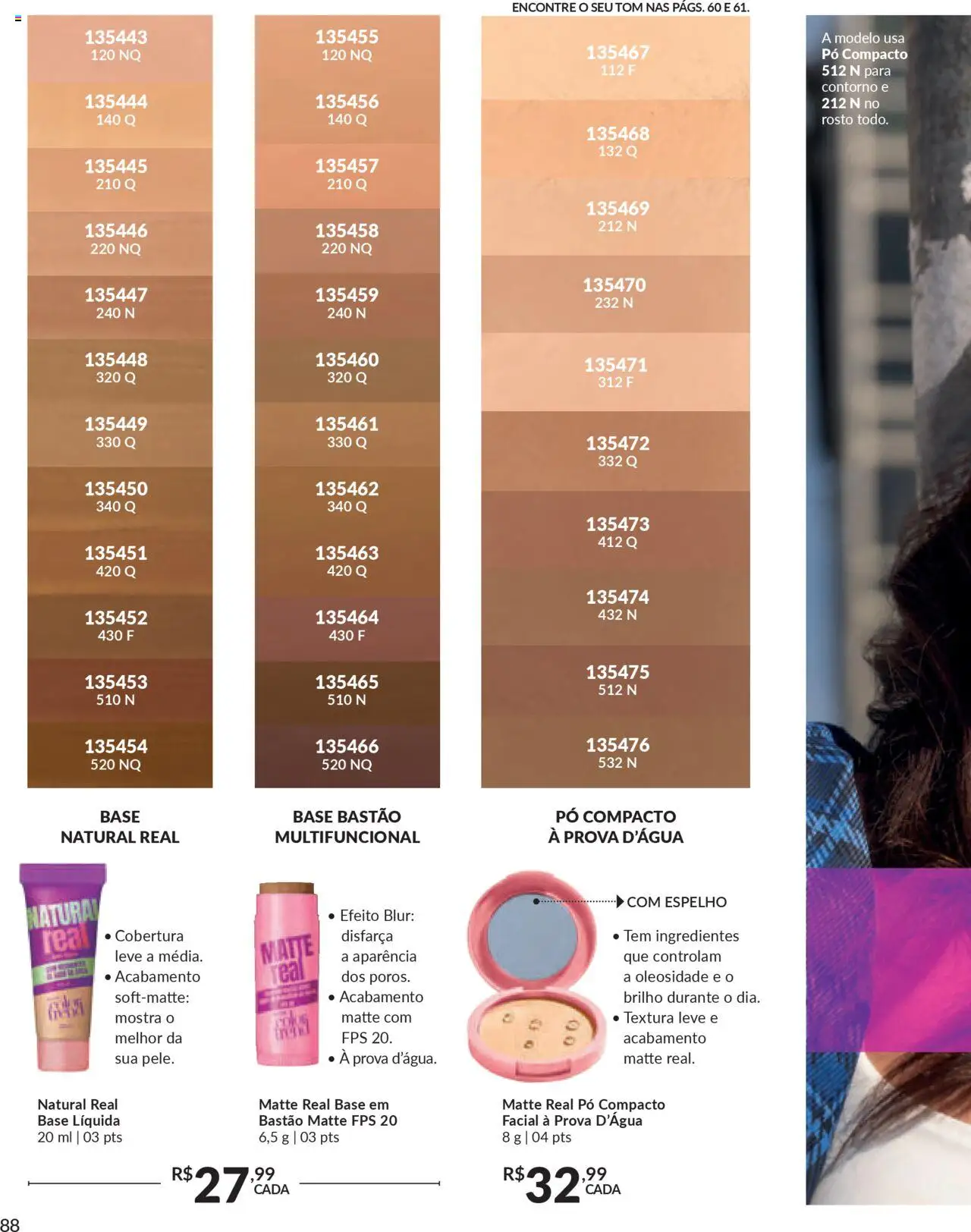 Avon Folheto - válido de 07.10.2025 | Página: 88 | Produtos: Pó compacto, Pó, Espelho, Base