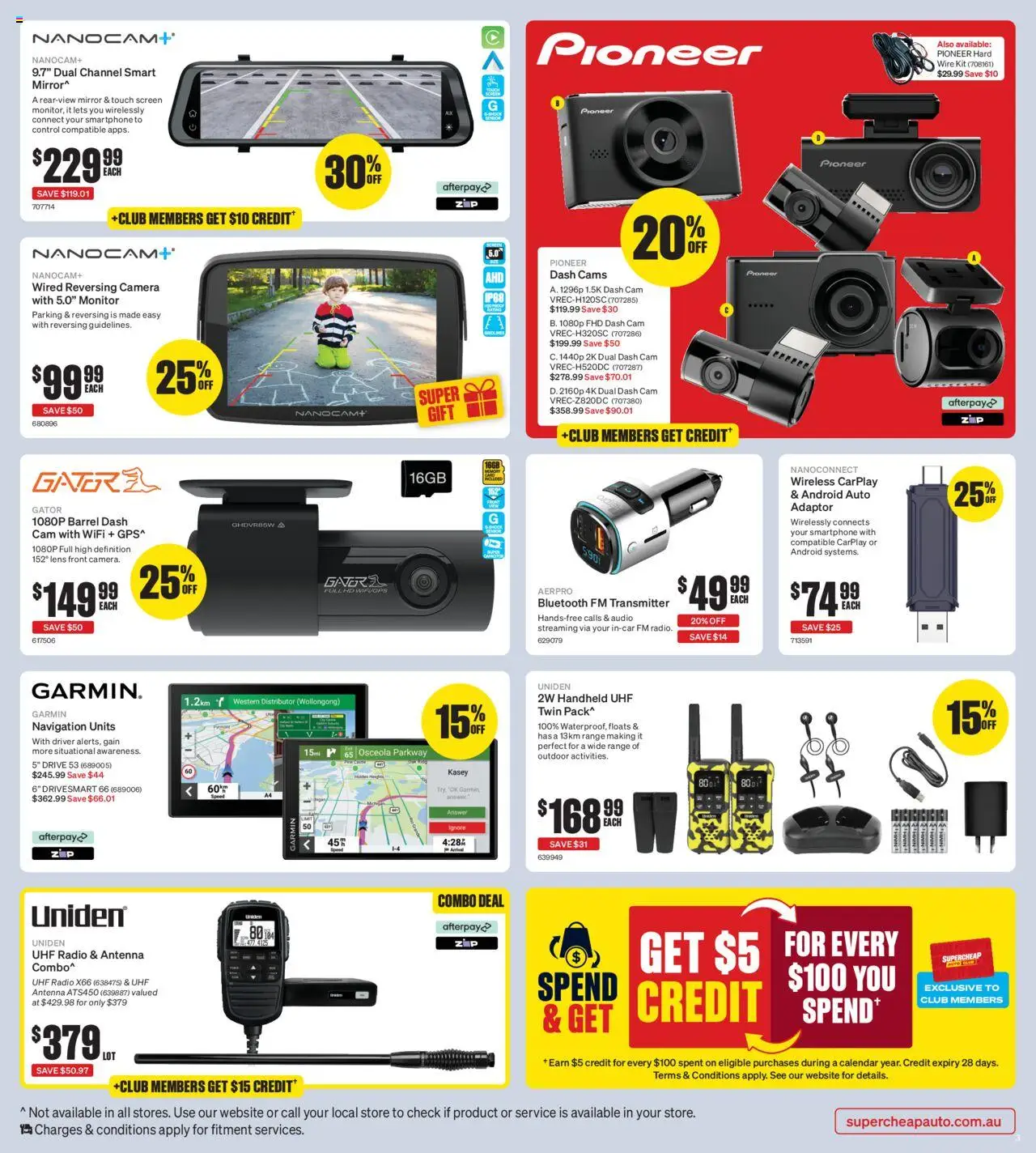 Supercheap Auto catalogue - valid from 13.08.2025 | Page: 3 | Products: Antenna, Monitor, Radio, Screen
