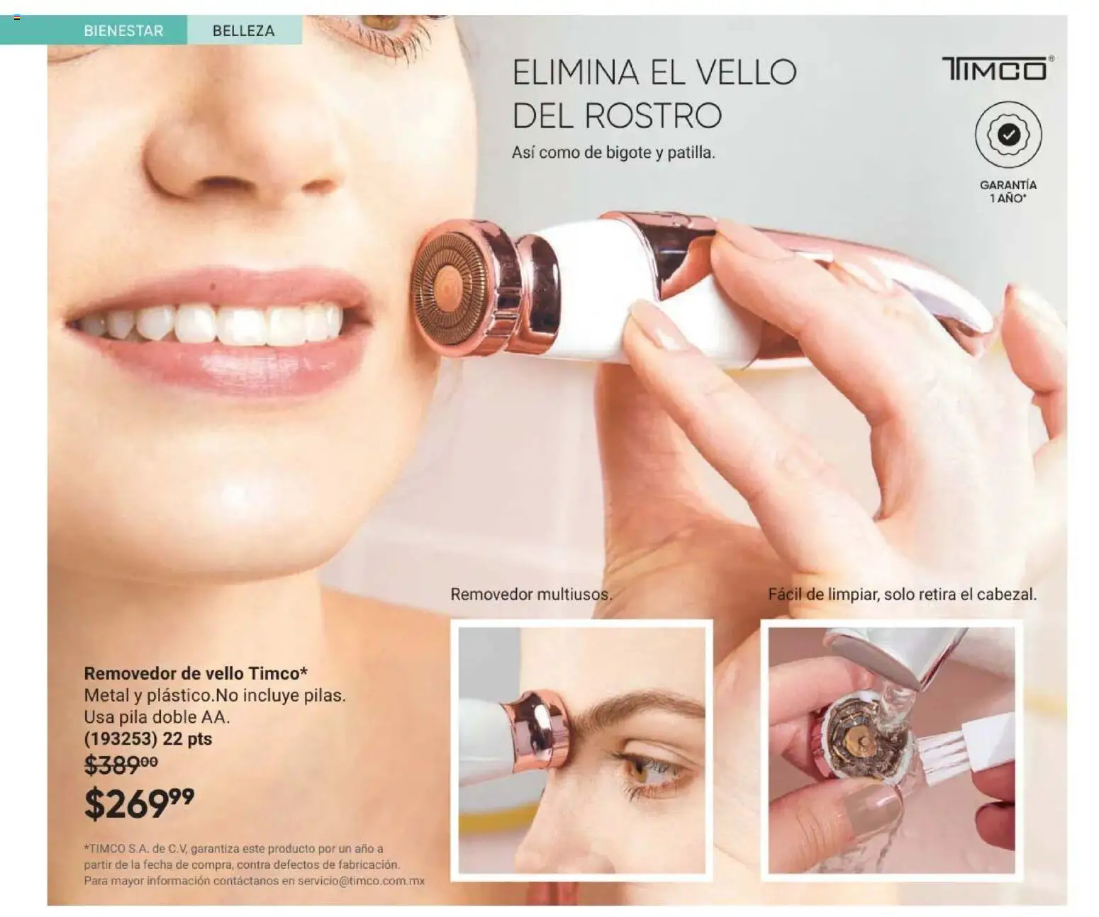 Nuevas ofertas de AVON válidas en toda la República Mexicana desde el 30.01.2026. ¡Encuentra las mejores ofertas en AVON Casa & Estilo 3 2026! | Página: 106 | Productos: Pila