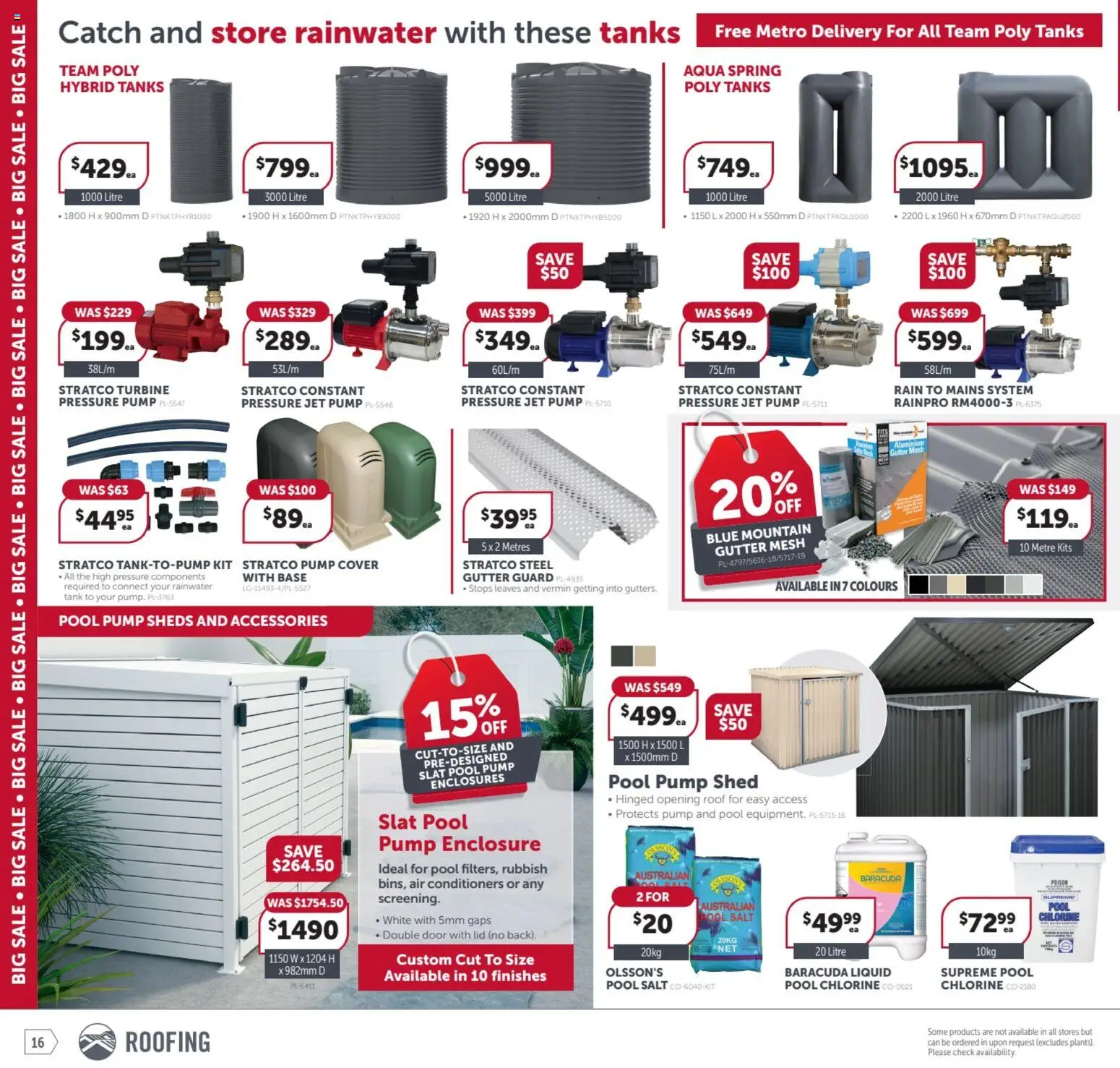 Stratco catalogue - valid from 06.03.2026 | Page: 16 | Products: Door, Kits, Salt, Shed