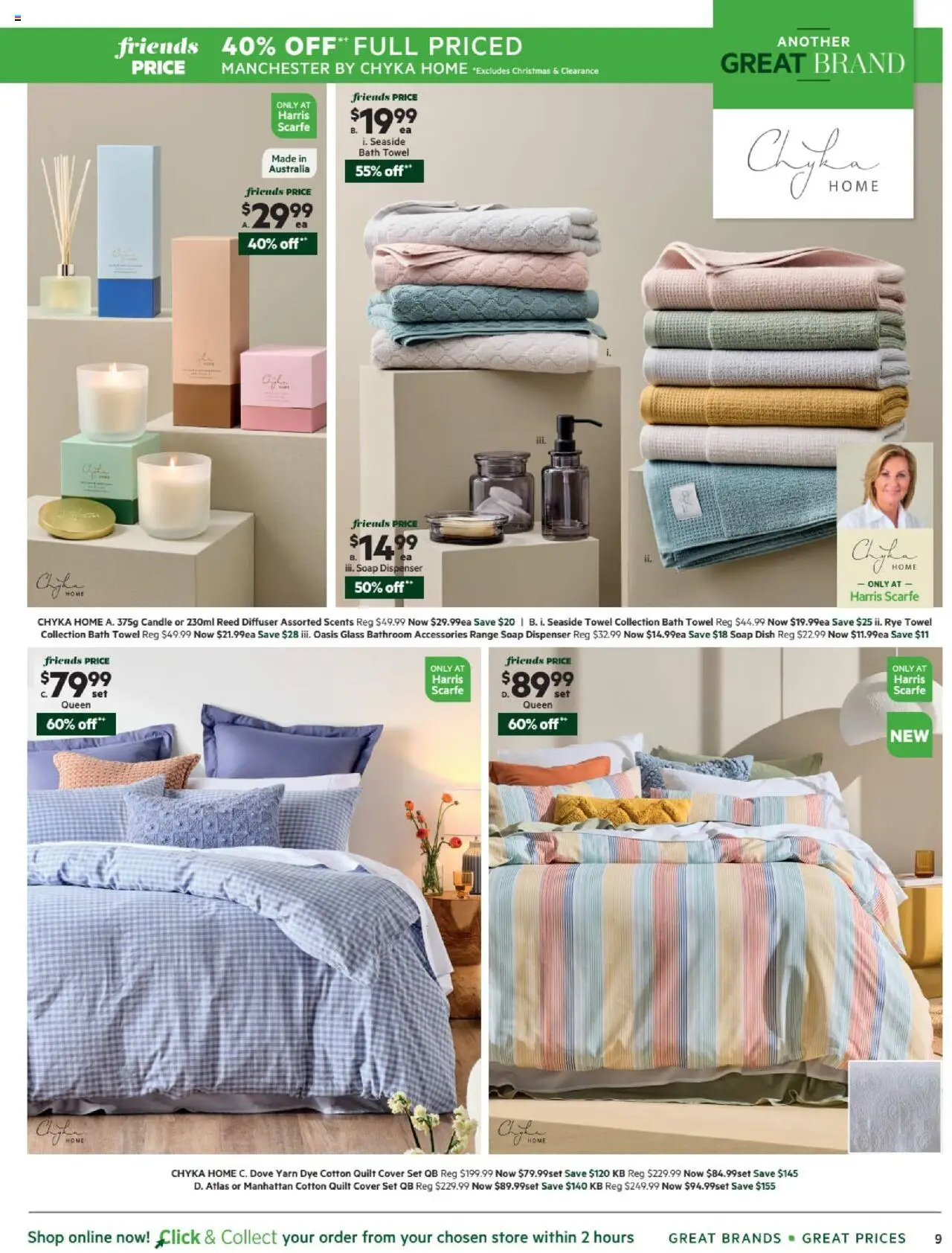 Harris Scarfe catalogue - valid from 13.10.2025 | Page: 9 | Products: Bath, Soap, Accessories, Candle