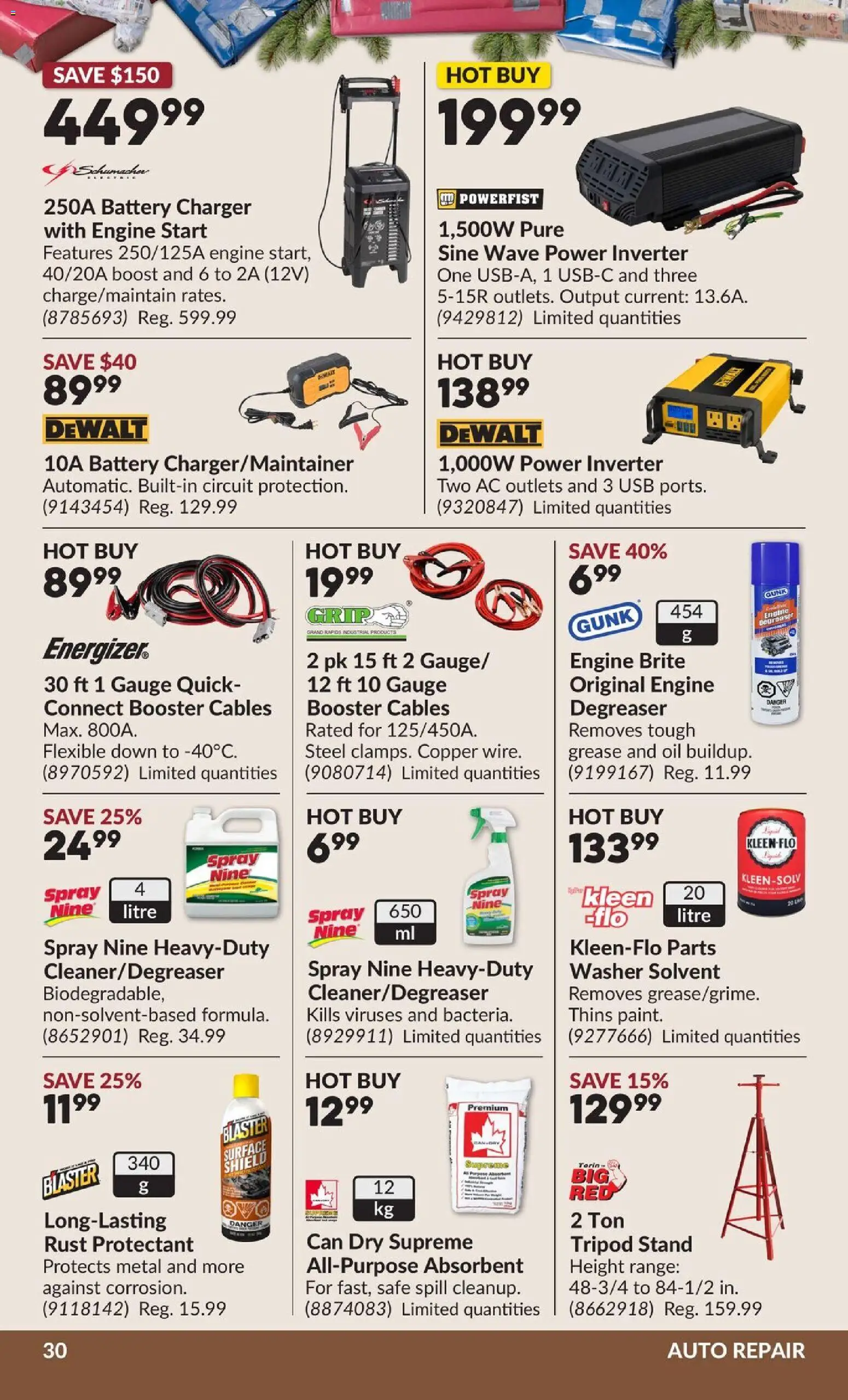 Princess Auto flyer valid from 16.12.2025 | Page: 35 | Products: Battery, Oil