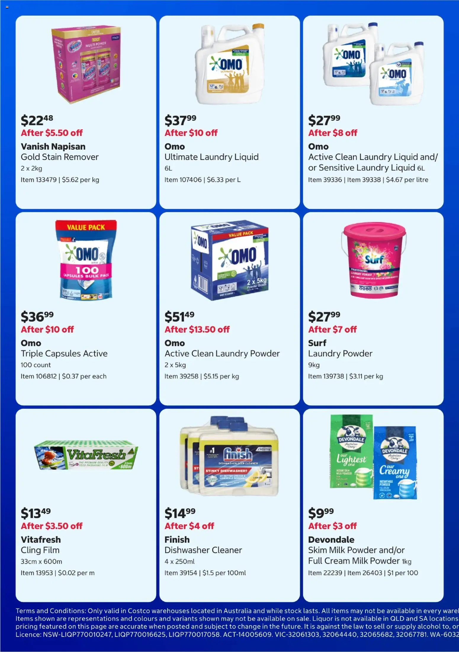Costco catalogue - valid from 16.02.2026 | Page: 8 | Products: Powder, Stain remover, Cream, Laundry