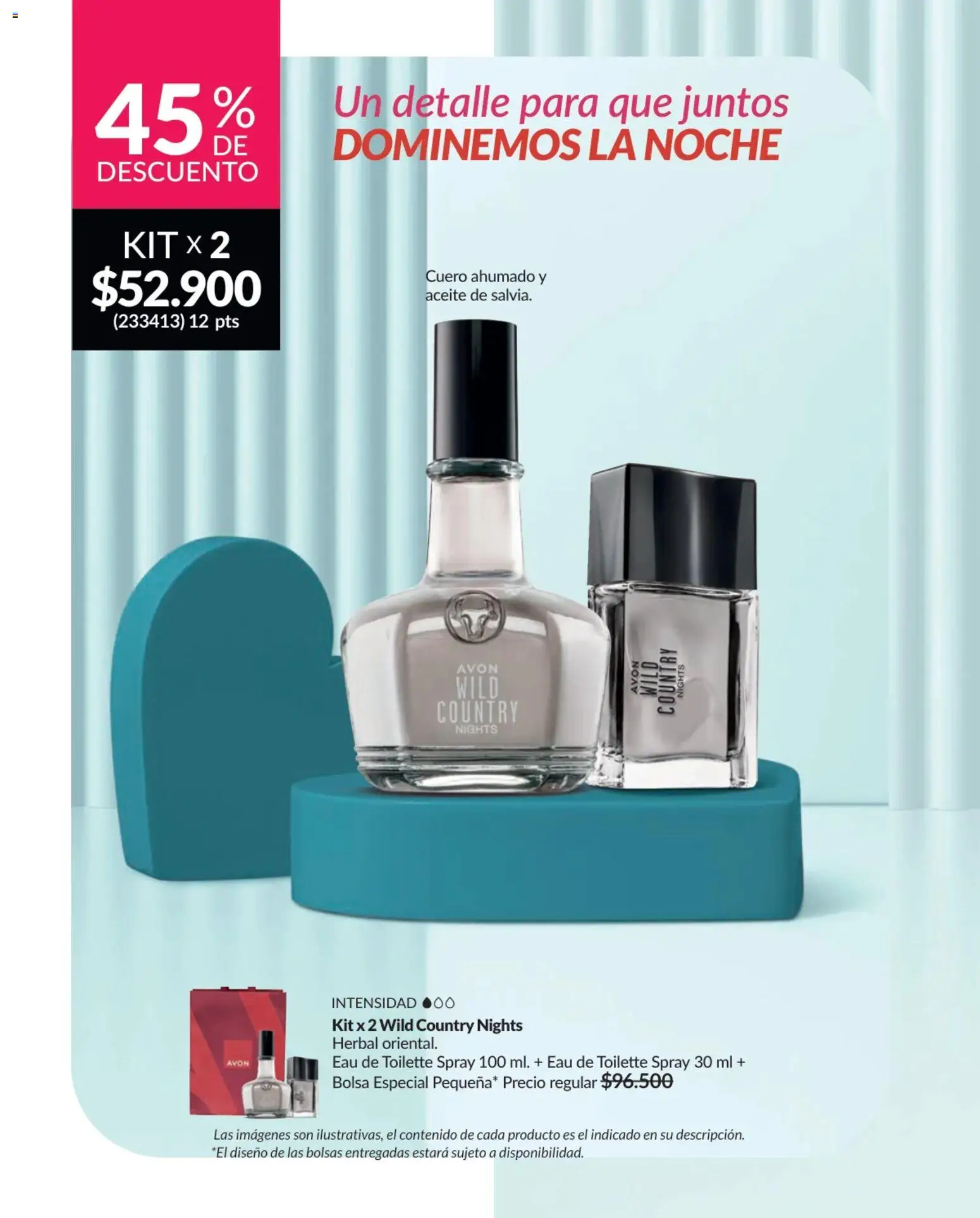 Avon revista - valida desde el 01.02.2026 | Página: 48 | Productos: Bolsa, Eau de toilette, Aceite