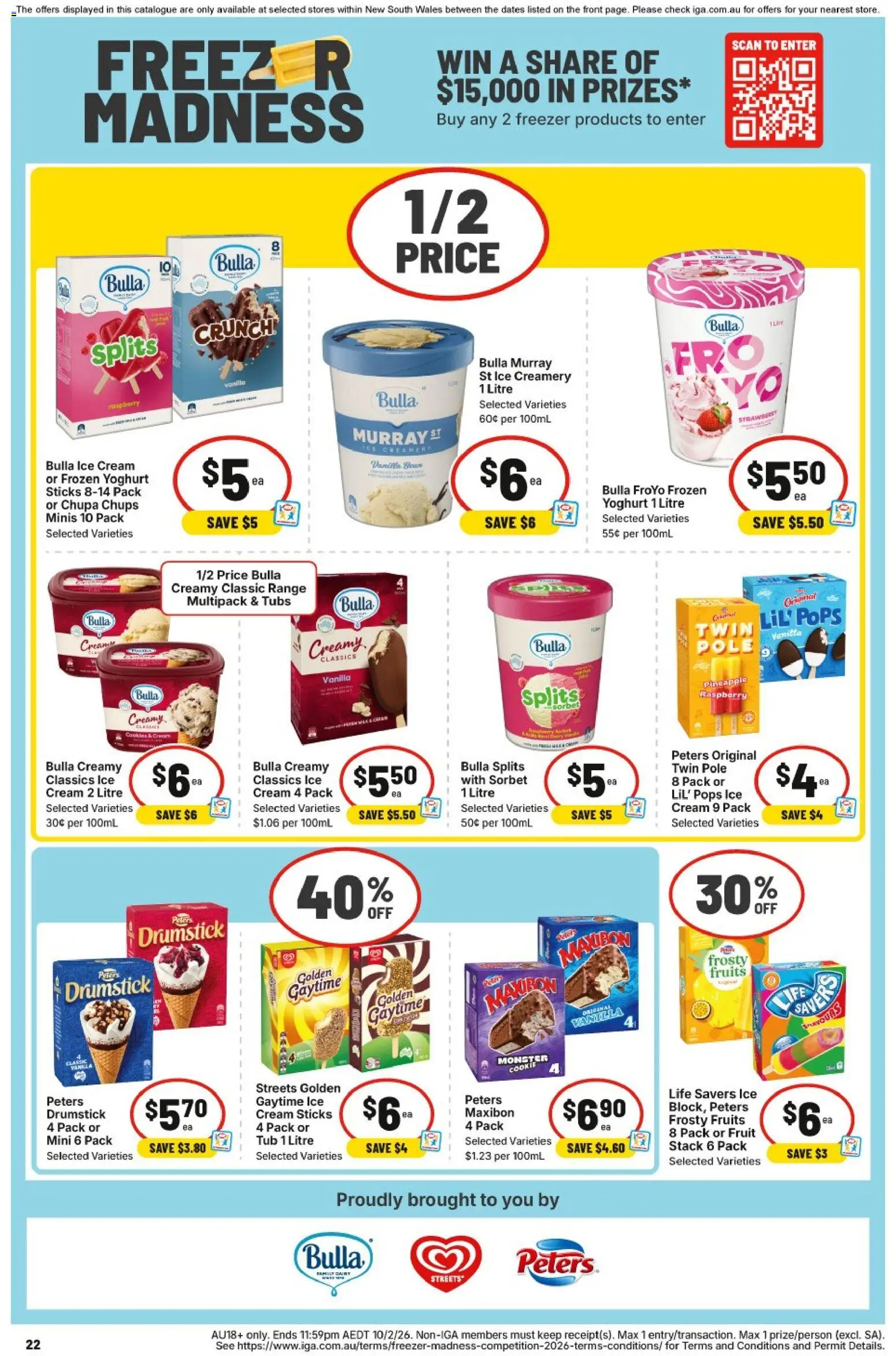IGA catalogue - valid from 21.01.2026 | Page: 18 | Products: Yoghurt, Pineapple, Ice cream, Freezer