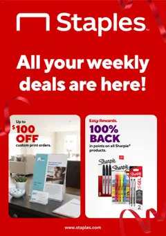 Preview of Staples weekly ads valid from 18.01.2026