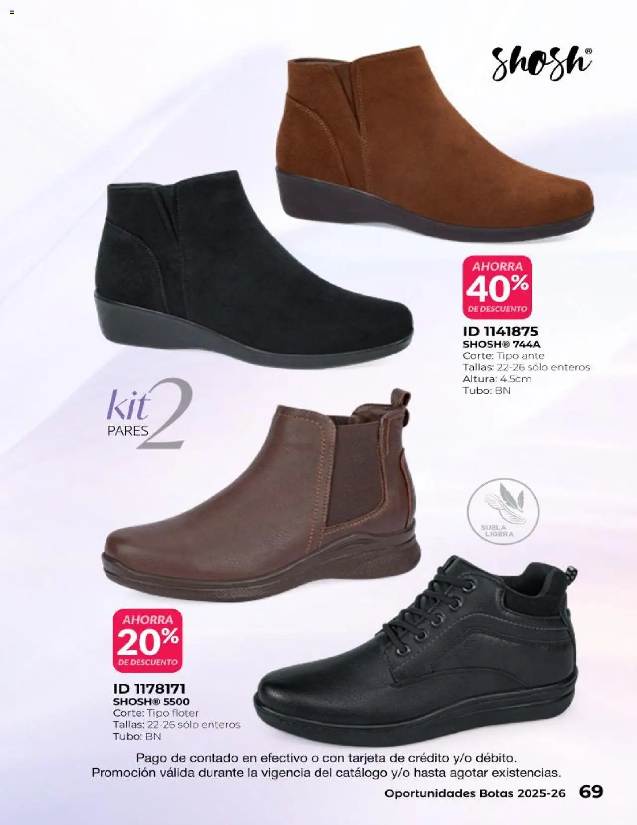 Nuevas ofertas de Price Shoes válidas en toda la República Mexicana desde el 25.06.2025. ¡Encuentra las mejores ofertas en Price Shoes catálogo Oportunidades Botas! | Página: 69 | Productos: Botas