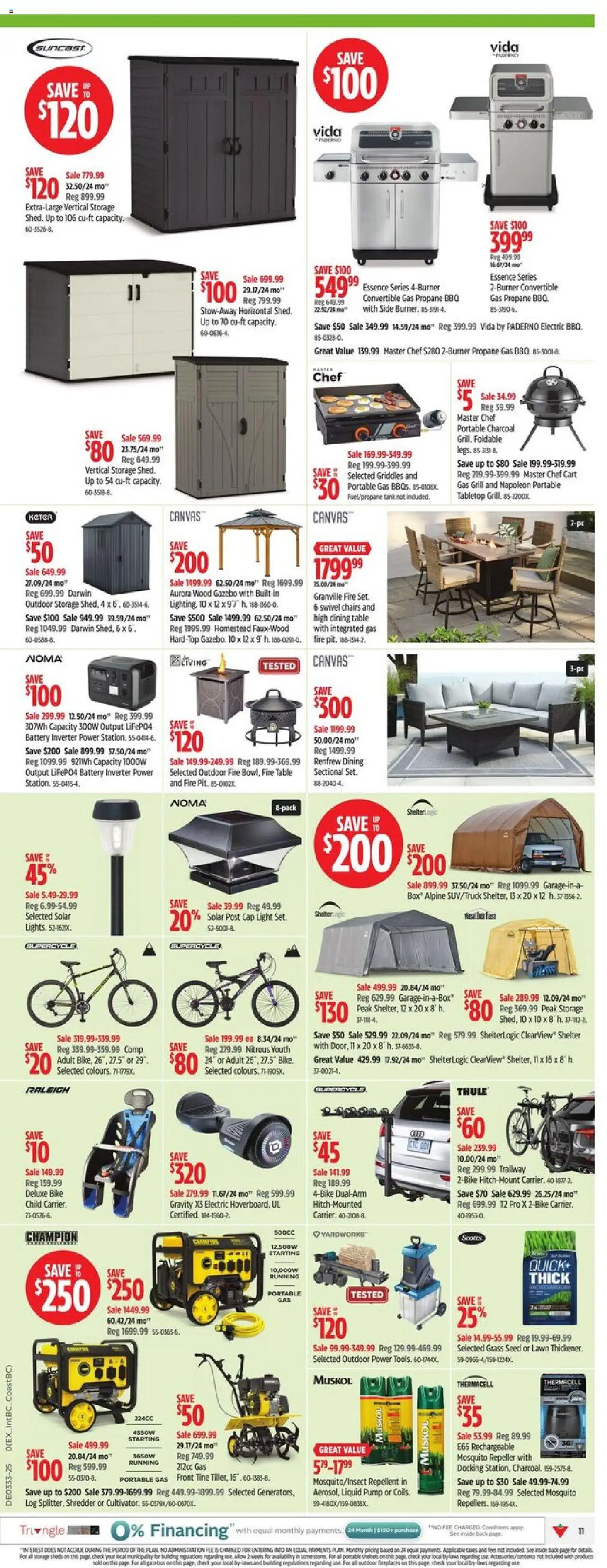 Canadian Tire flyer valid from 07.08.2025 | Page: 16 | Products: Shredder, Table, Box, Battery