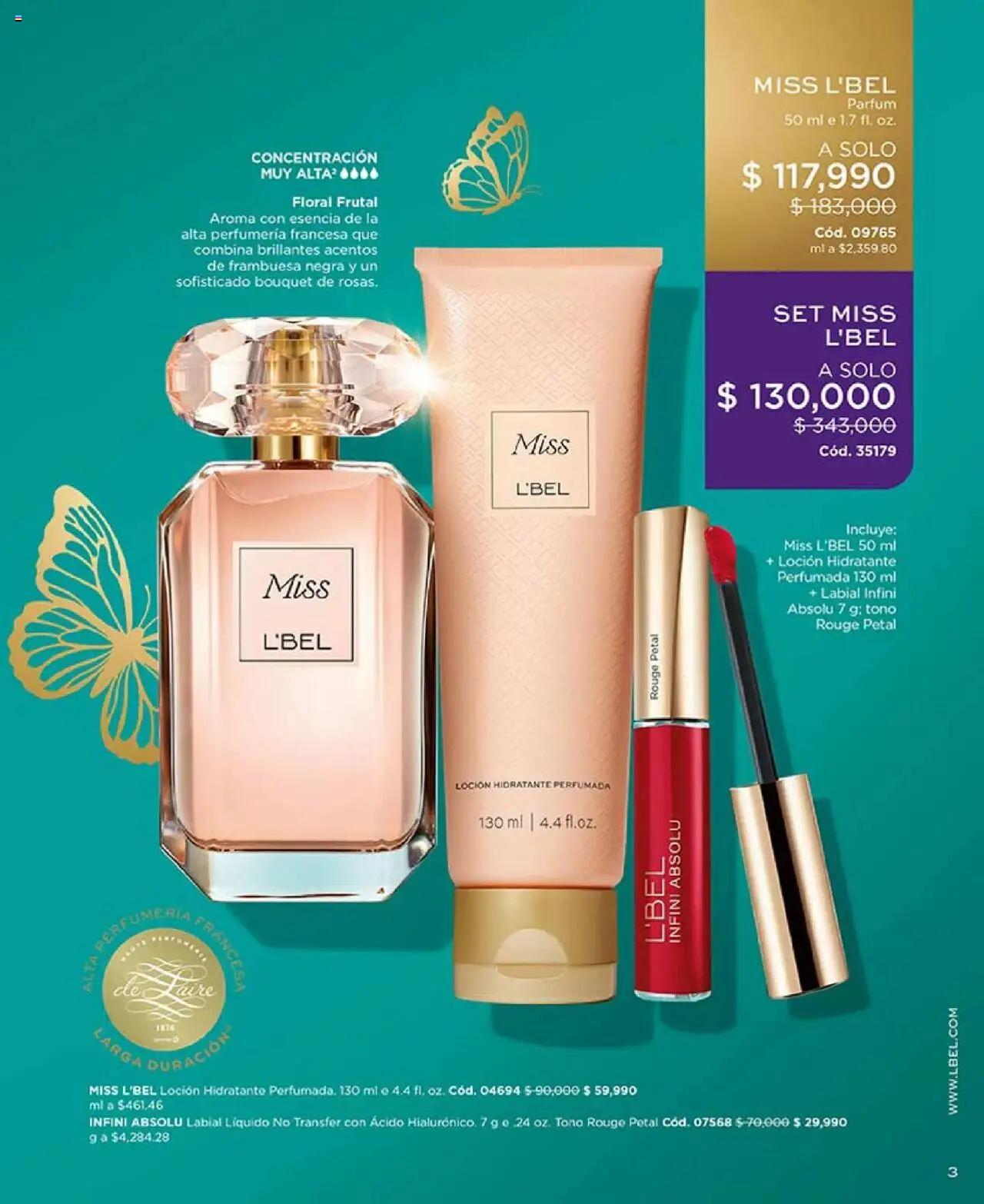 L'Bel revista - valida desde el 16.06.2025 | Página: 3 | Productos: Loción