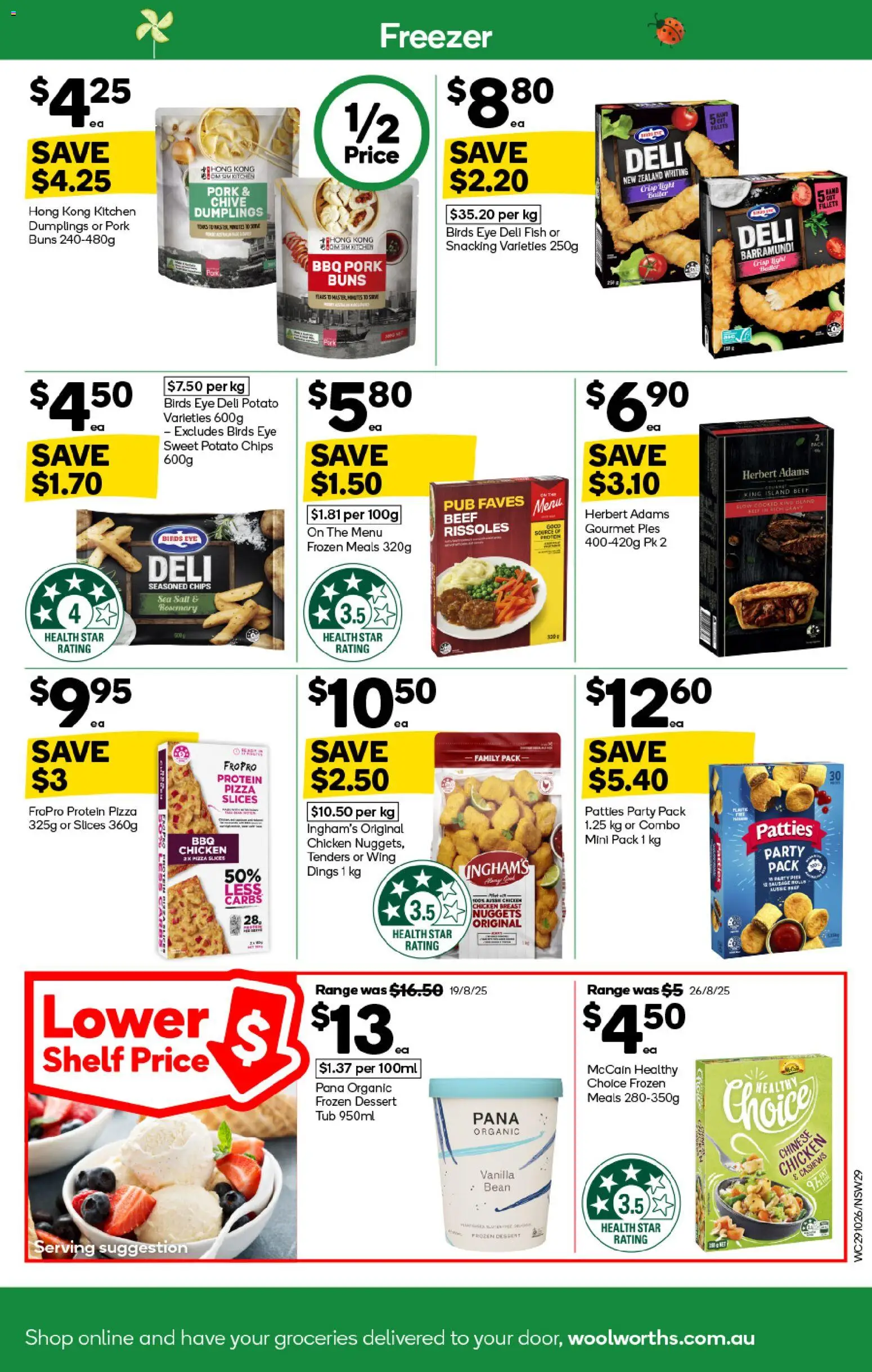 Woolworths catalogue - valid from 29.10.2025 | Page: 29 | Products: Shelf, Sausage, Pies, Freezer