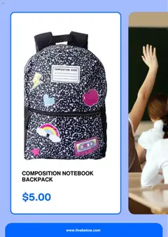Five Below Weekly Ad - valid from 14.07.2025 | Page: 2 | Products: Backpack, Notebook