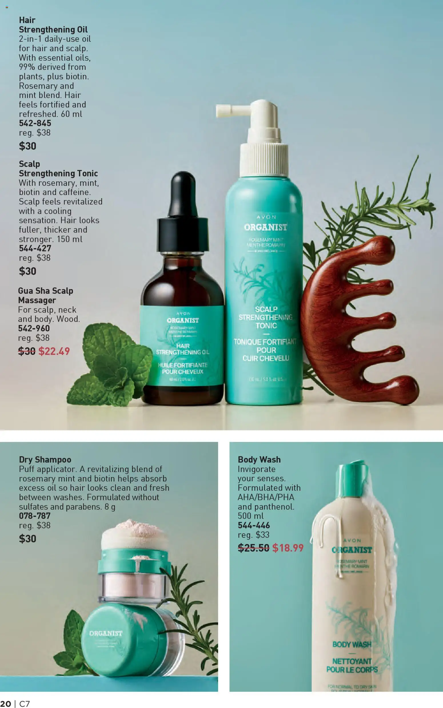 Avon flyer valid from 26.03.2026 | Page: 20 | Products: Shampoo, Hair oil, Body wash, Oil