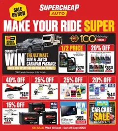 Preview of Supercheap Auto Catalogue - valid from 10.09.2025