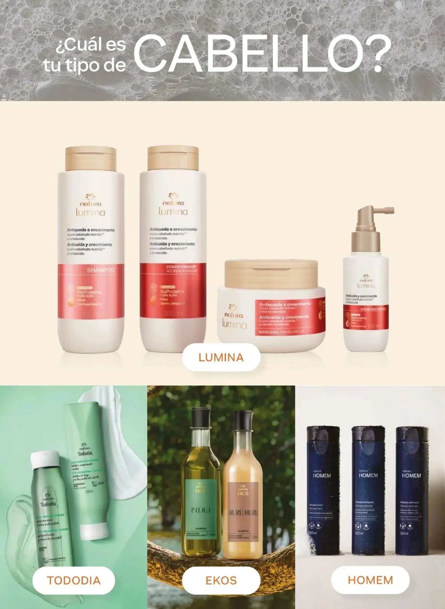 Catálogo Natura válido desde 31.03.2026 | Página: 118 | Productos: Máscara, Shampoo, Acondicionador