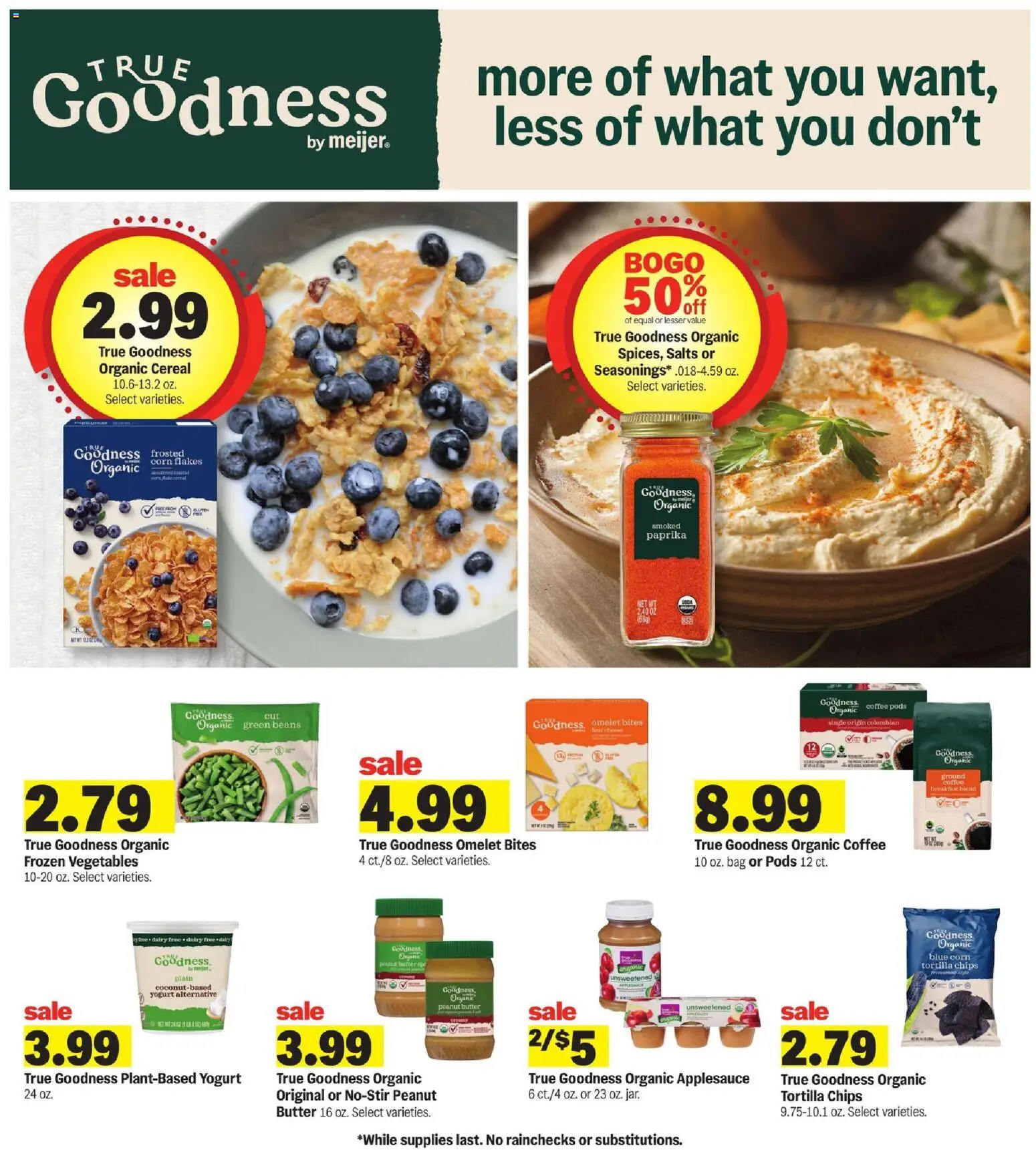 Meijer Weekly Ad - MI - valid from 08.04.2026 | Page: 16 | Products: Butter, Cheese, Vegetables, Bag