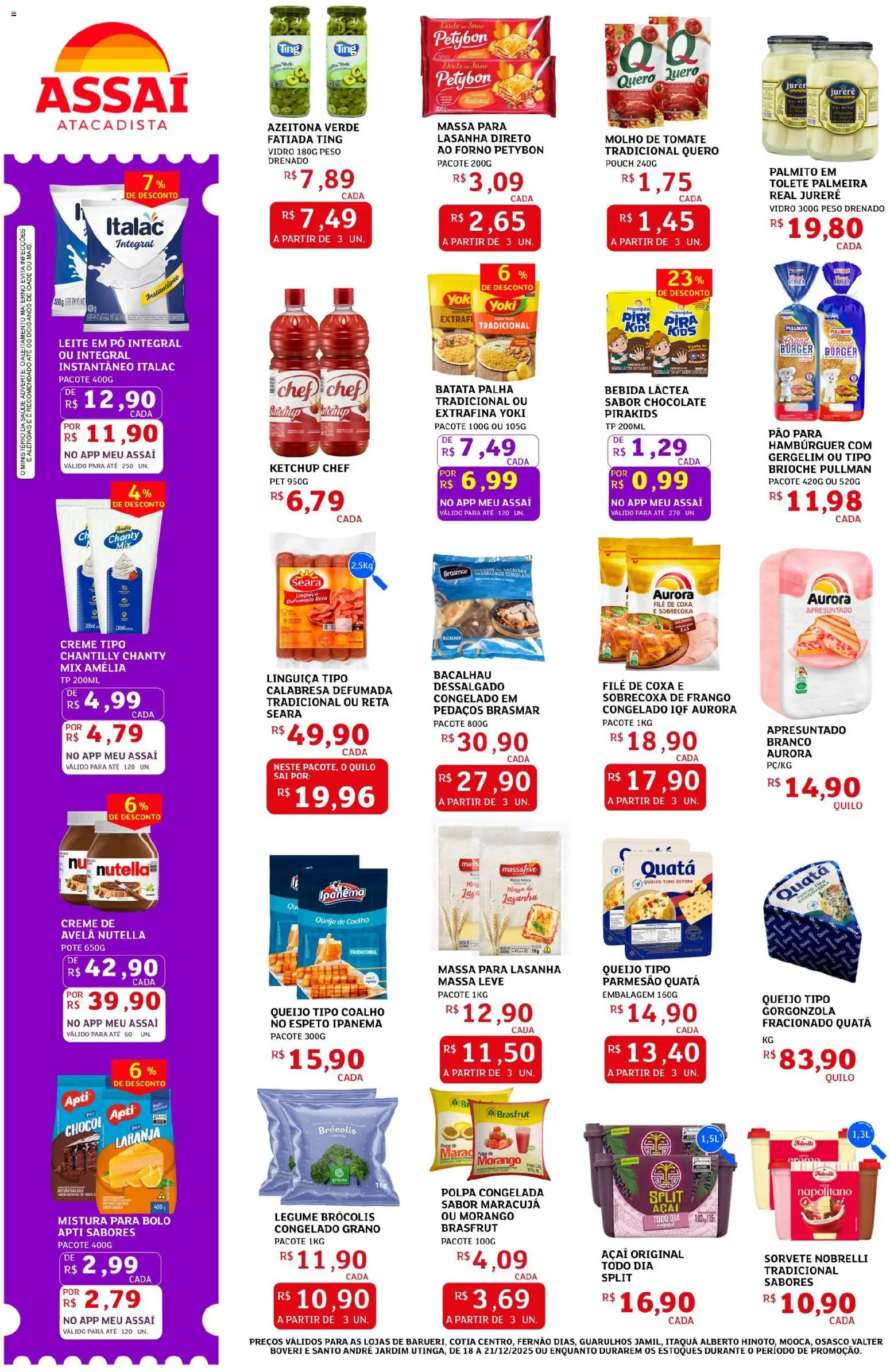 Assaí Atacadista Folheto - válido de 18.12.2025 | Página: 2 | Produtos: Pó, Bacalhau, Bebida, Frango