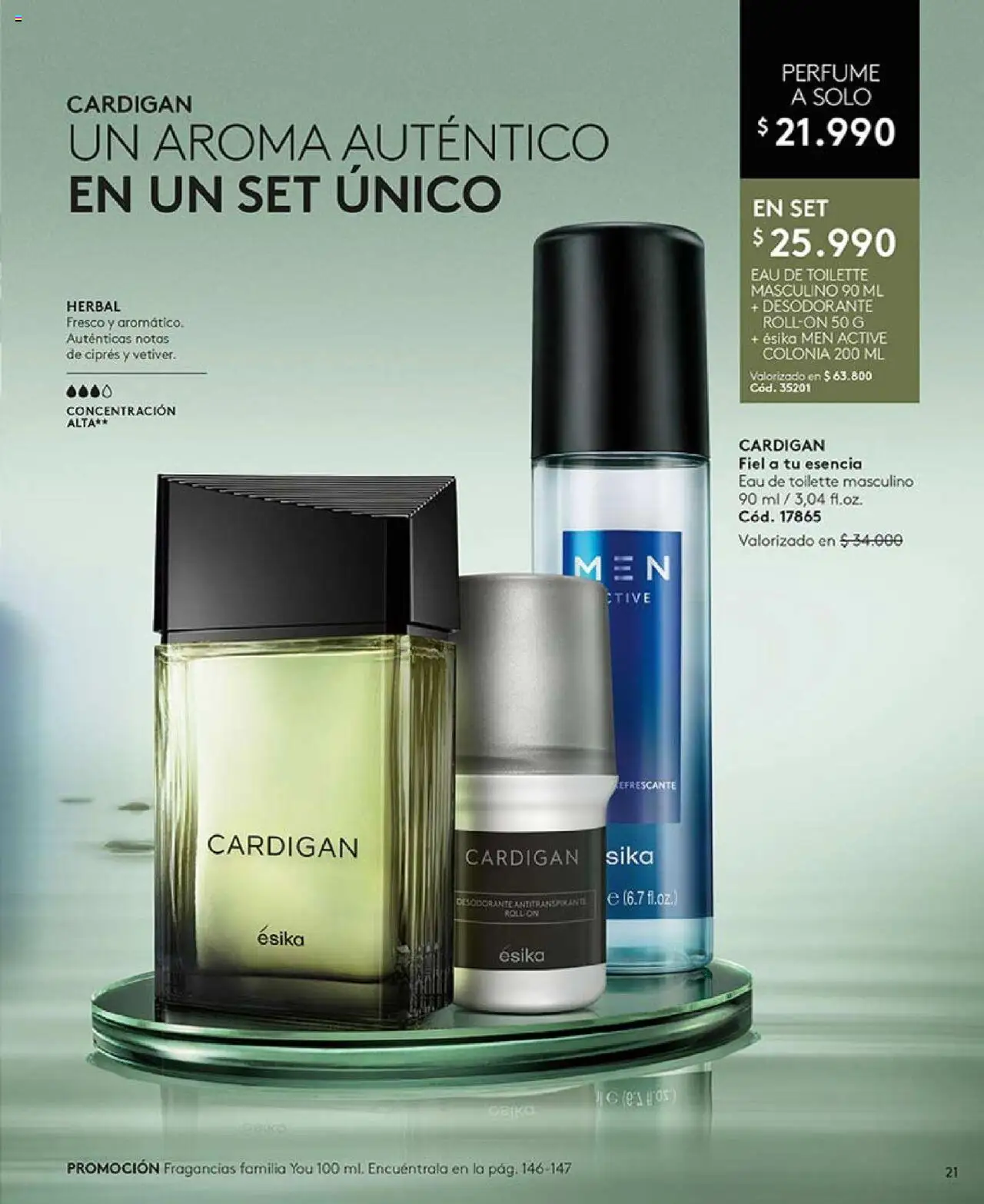 Catálogo Ésika Campaña 14 │ válido desde el 01.09.2025 | Página: 21 | Productos: Perfume, Eau de toilette, Desodorante, Antitranspirante