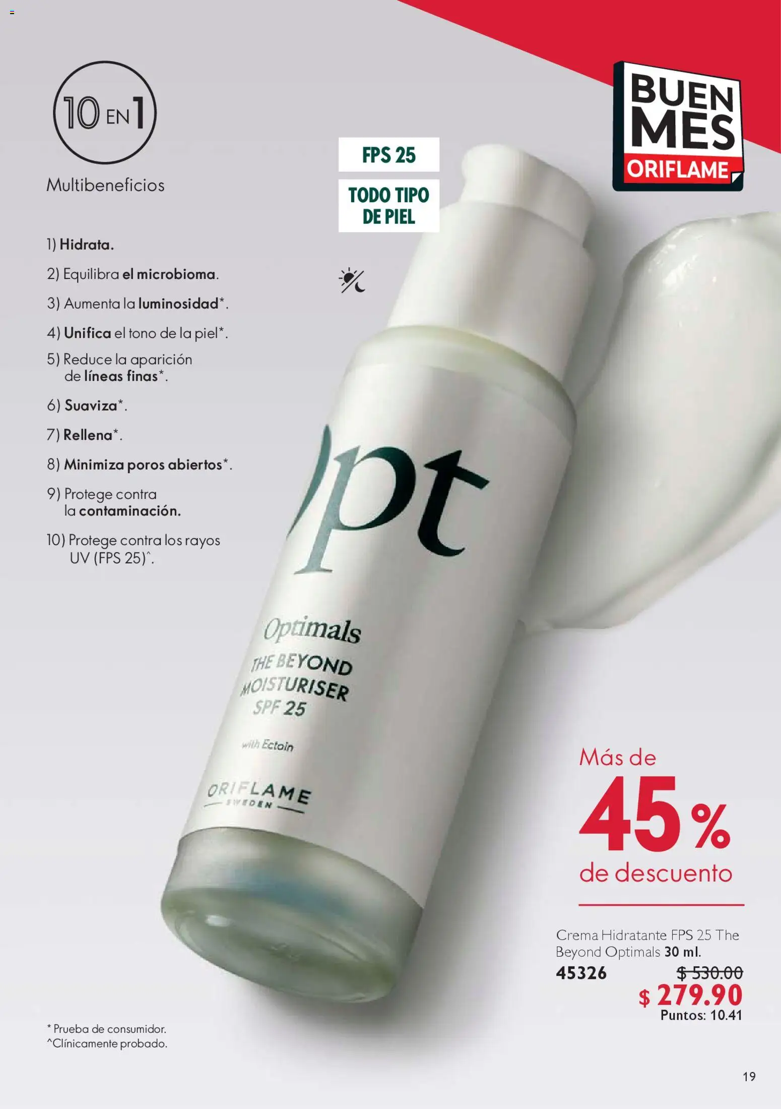 Nuevas ofertas de Oriflame válidas en toda la República Mexicana desde el 25.10.2025. ¡Encuentra las mejores ofertas en Oriflame Buen Fin! | Página: 19 | Productos: Crema