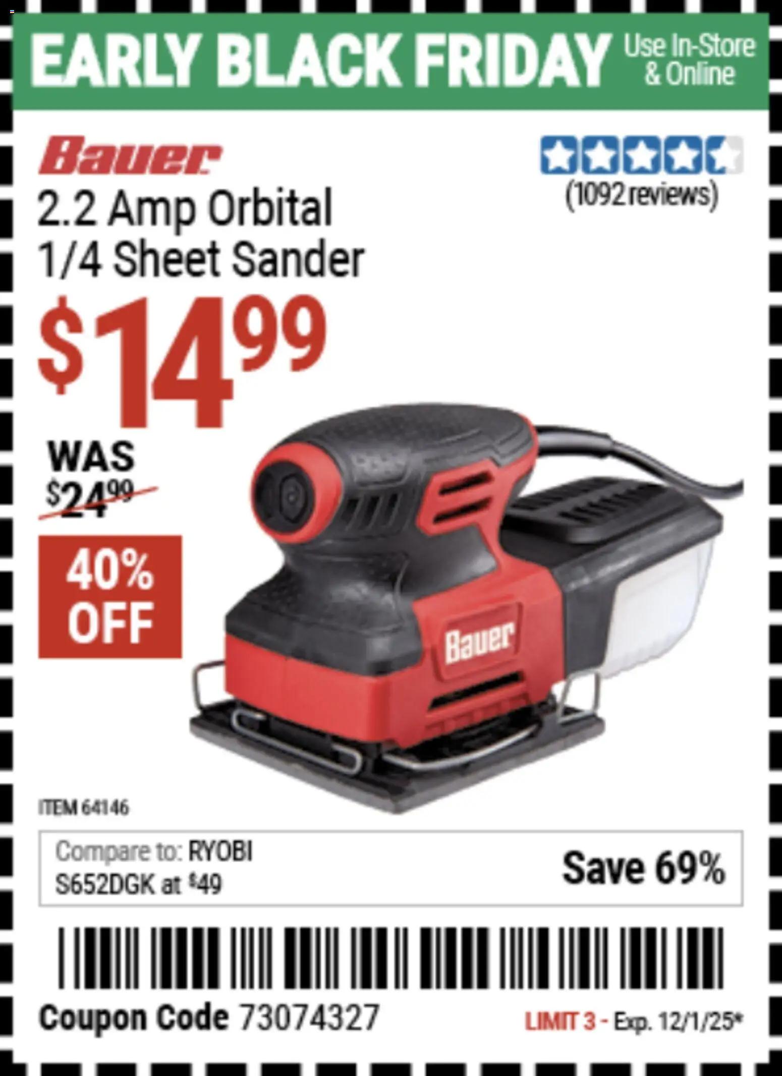 Harbor Freight Early Black Friday - valid from 10.11.2025 | Page: 4