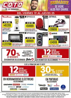 Vista previa Coto - Electro Motivo válido desde el 19.09.2025