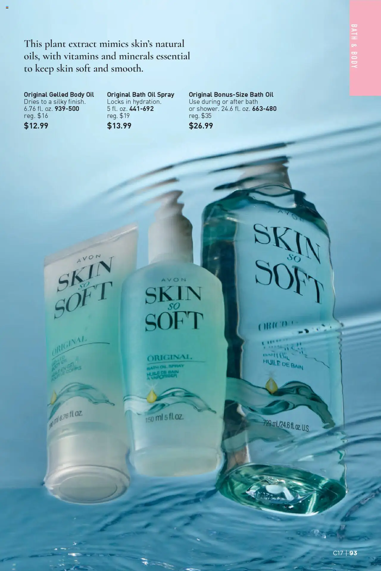 Avon Brochure - valid from 13.08.2025 | Page: 93 | Products: Bath, Oil