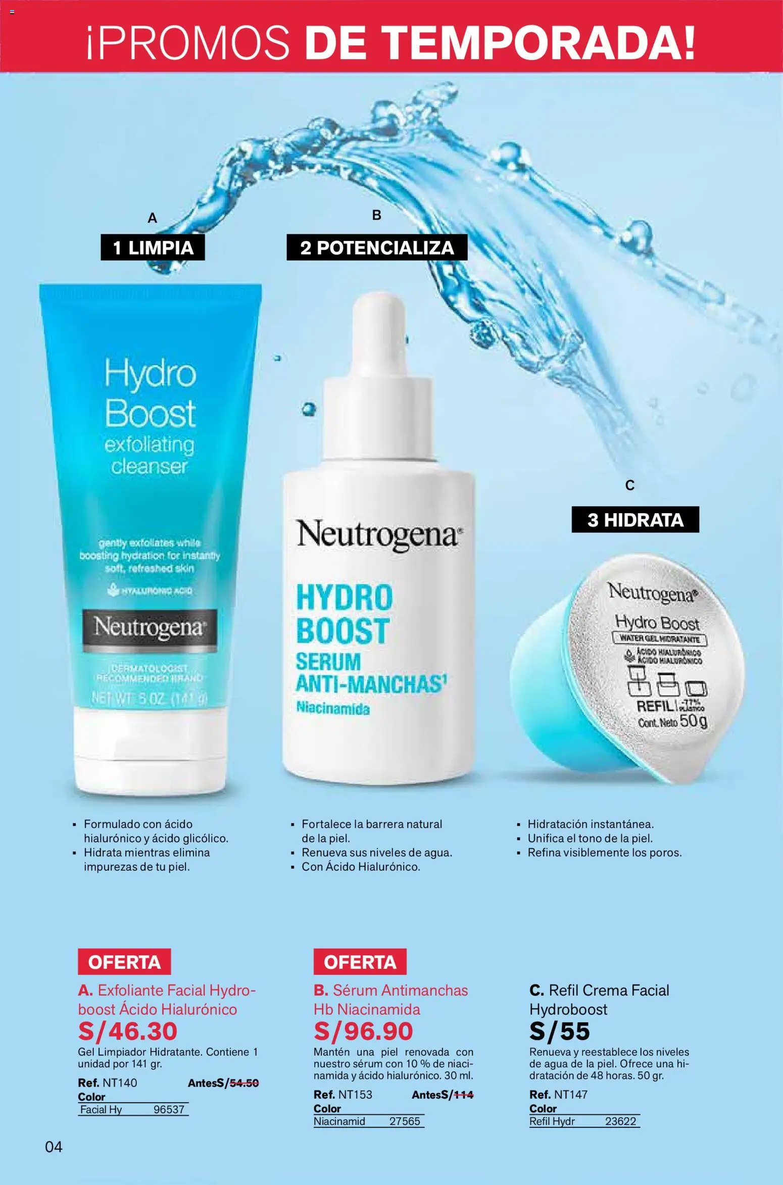 Catálogo Leonisa válido desde 06.03.2026 | Página: 4 | Productos: Exfoliante, Crema