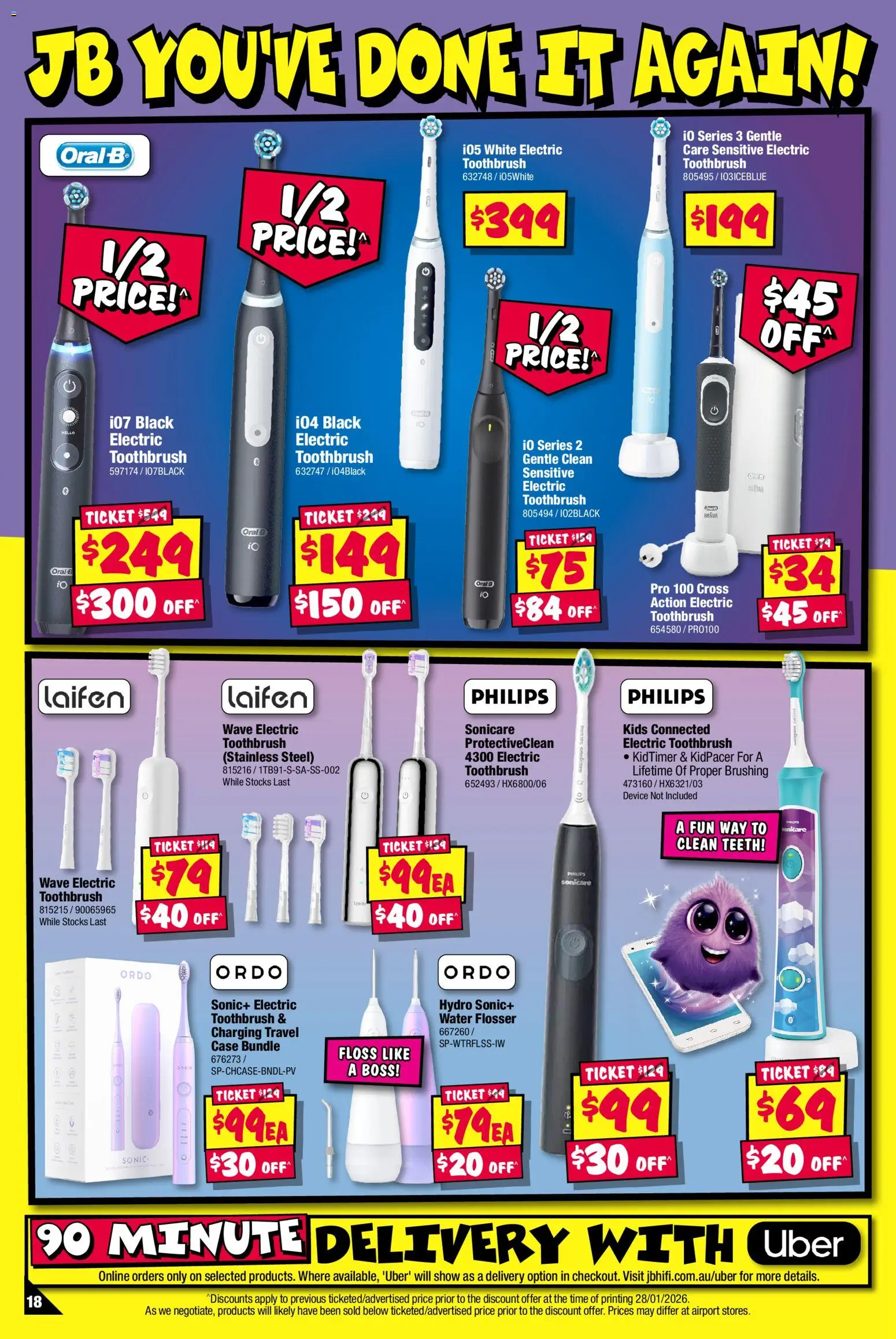 JB Hi-Fi catalogue - valid from 12.02.2026 | Page: 18 | Products: Toothbrush, Device, Case, Electric toothbrush