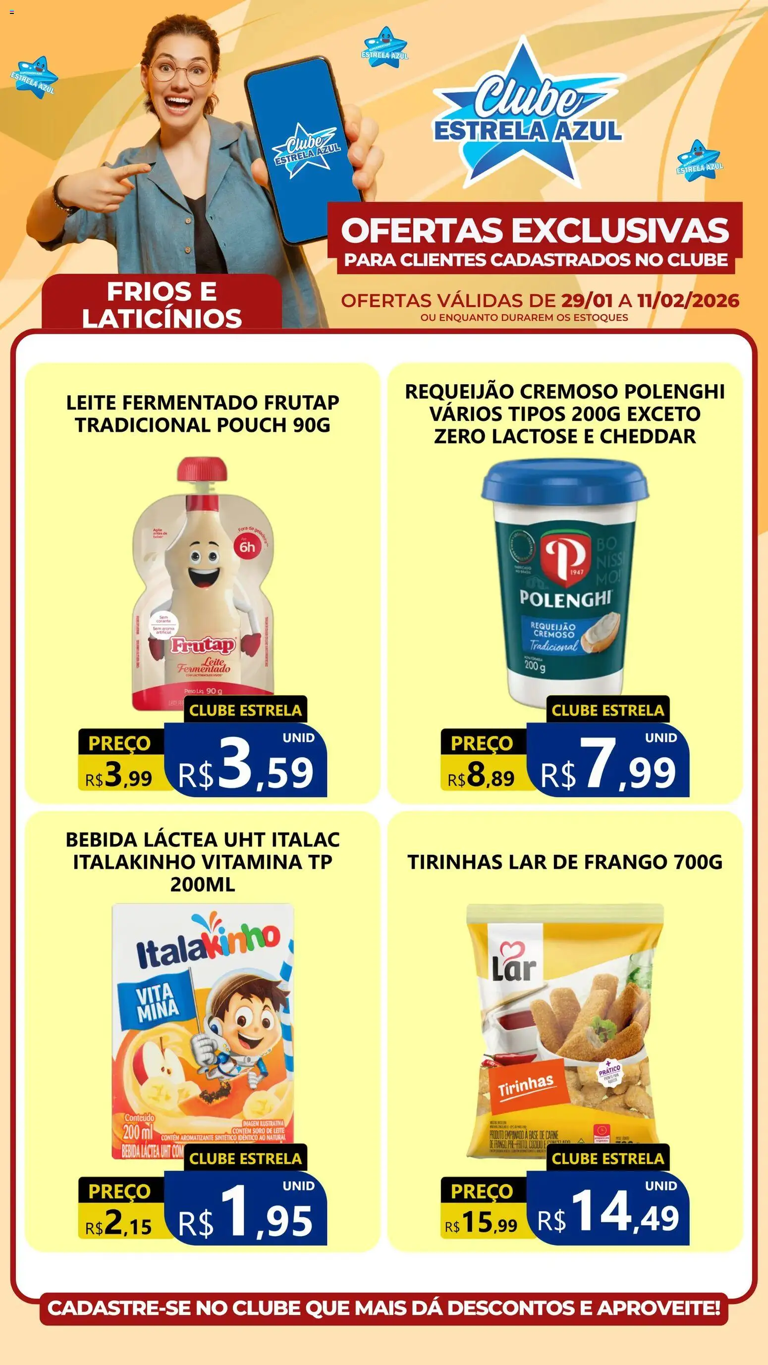 Estrela Azul Folheto - válido de 29.01.2026 | Página: 2 | Produtos: Base, Carne, Bebida, Leite fermentado
