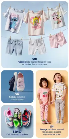 Preview of Walmart flyer - Everyday, inspired from shop Walmart valid from 05.03.2026 | Page: 3 | Products: Sneakers, Shoes, Shorts, Leggings